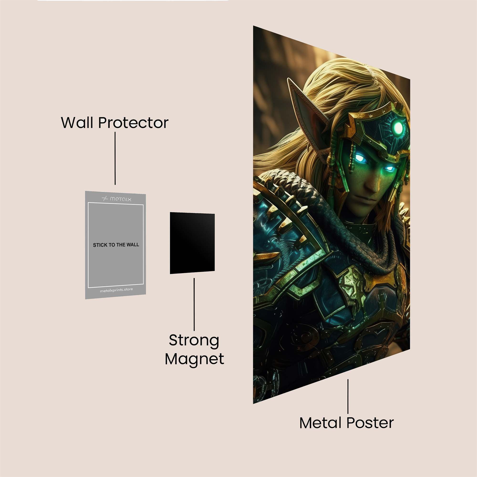 Link Luminous Safe Wall Magnetic / M