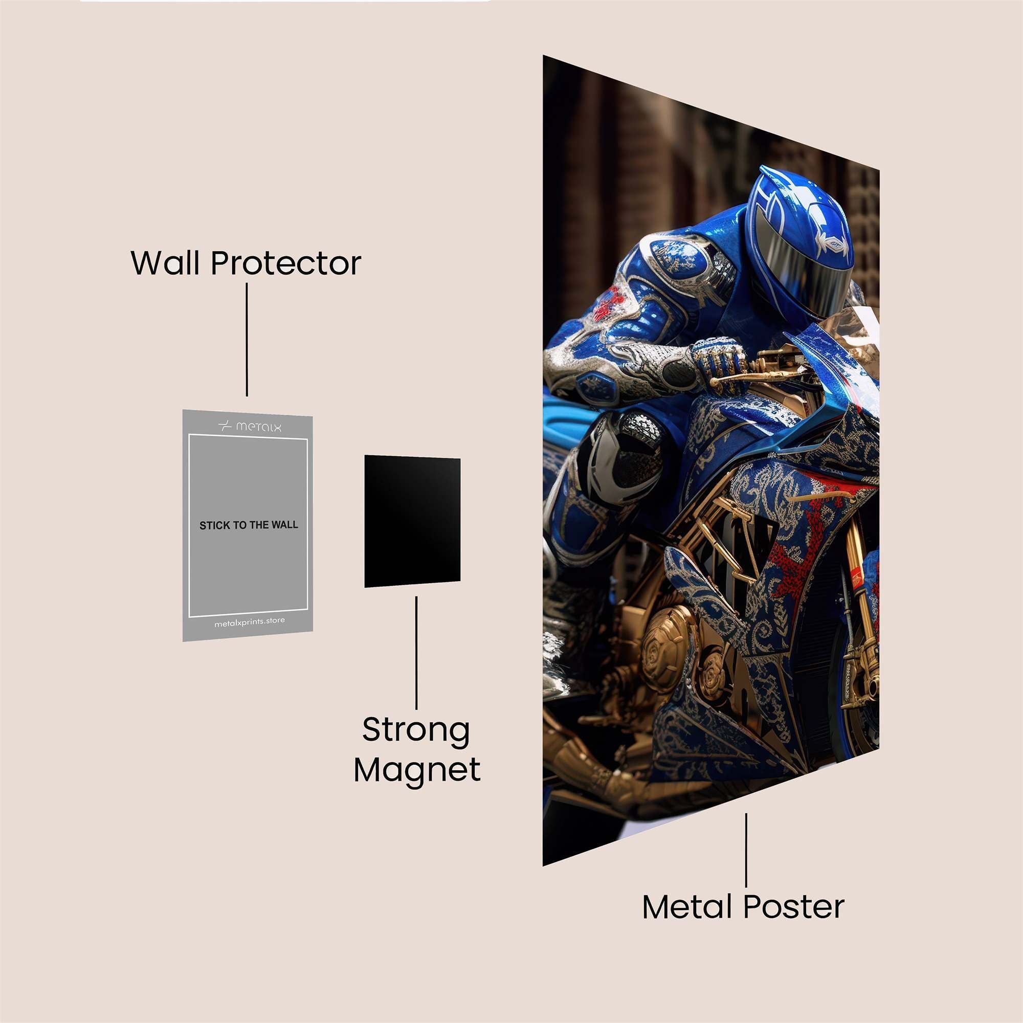 Knightly Velocity Safe Wall Magnetic / M