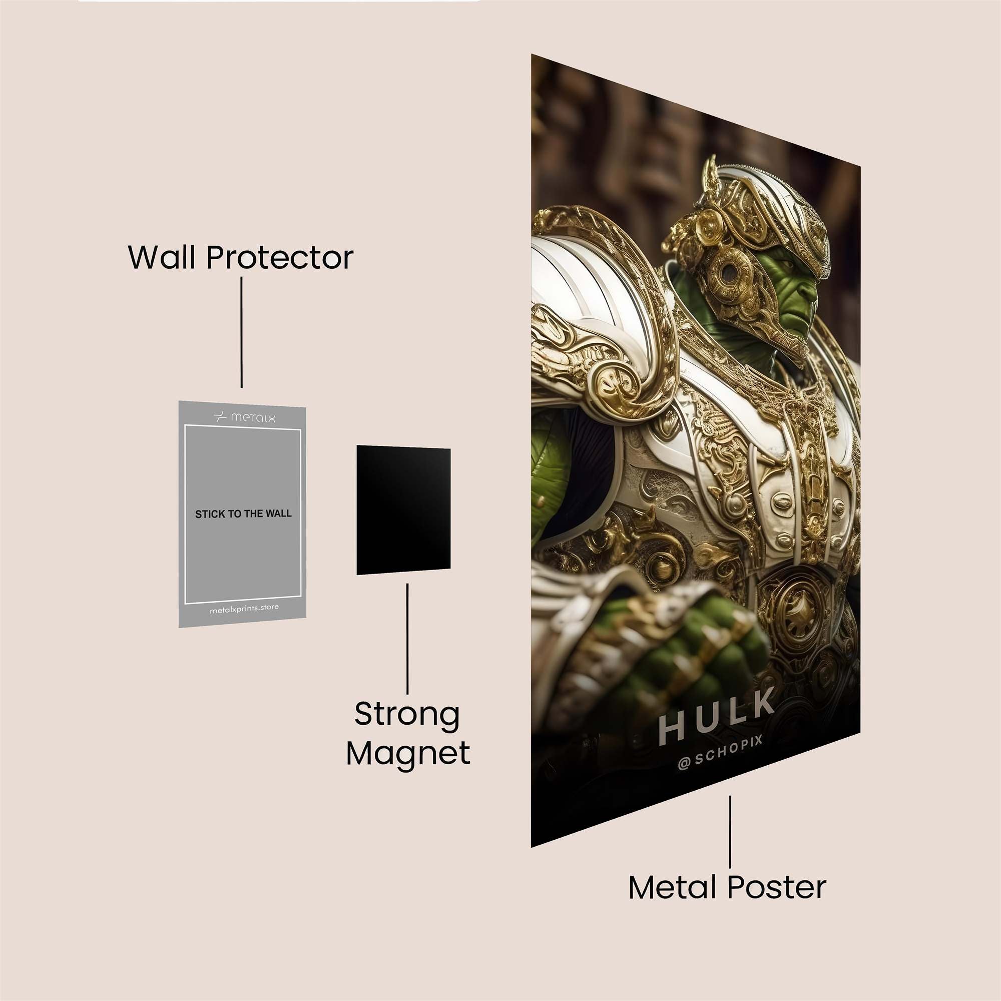 Cyber Beast Safe Wall Magnetic / M