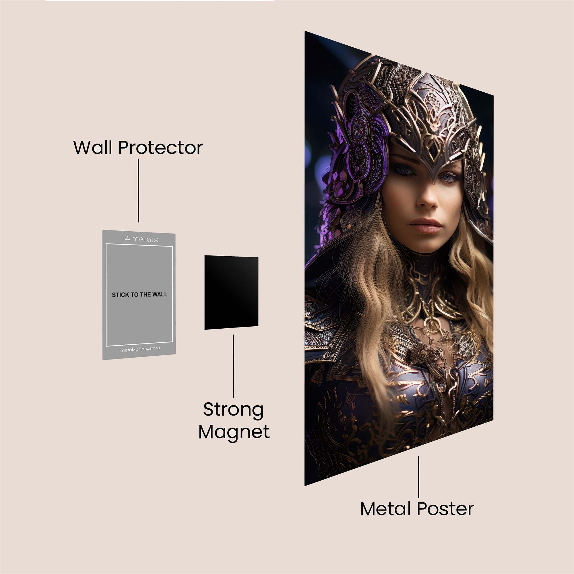 Warrior Enigma Safe Wall Magnetic / M