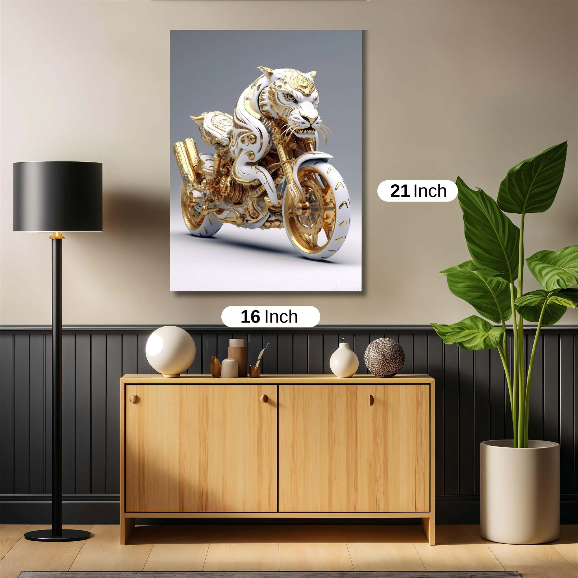 Tiger Majesty Safe Wall Magnetic / M