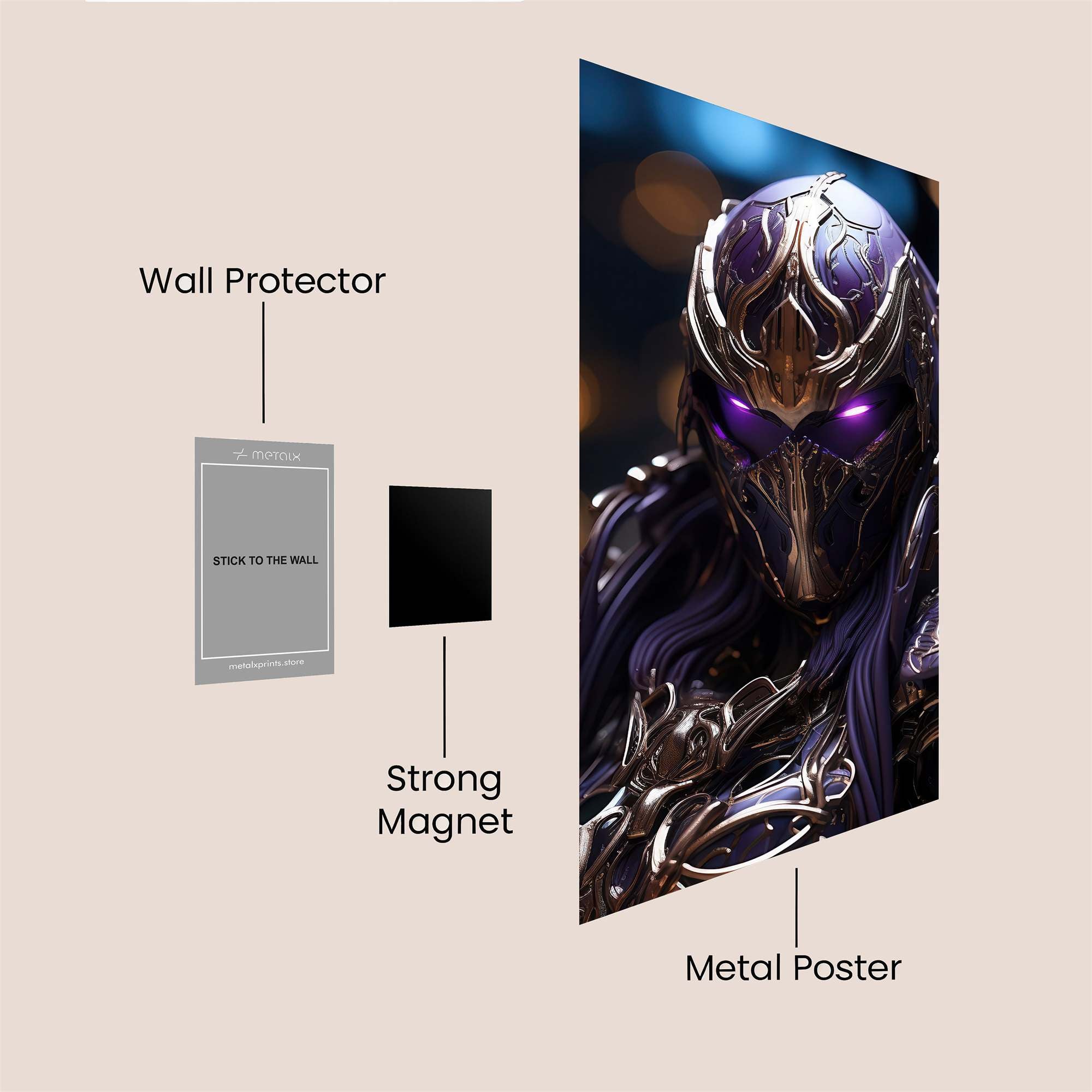 Nocturne Enigma Safe Wall Magnetic / M