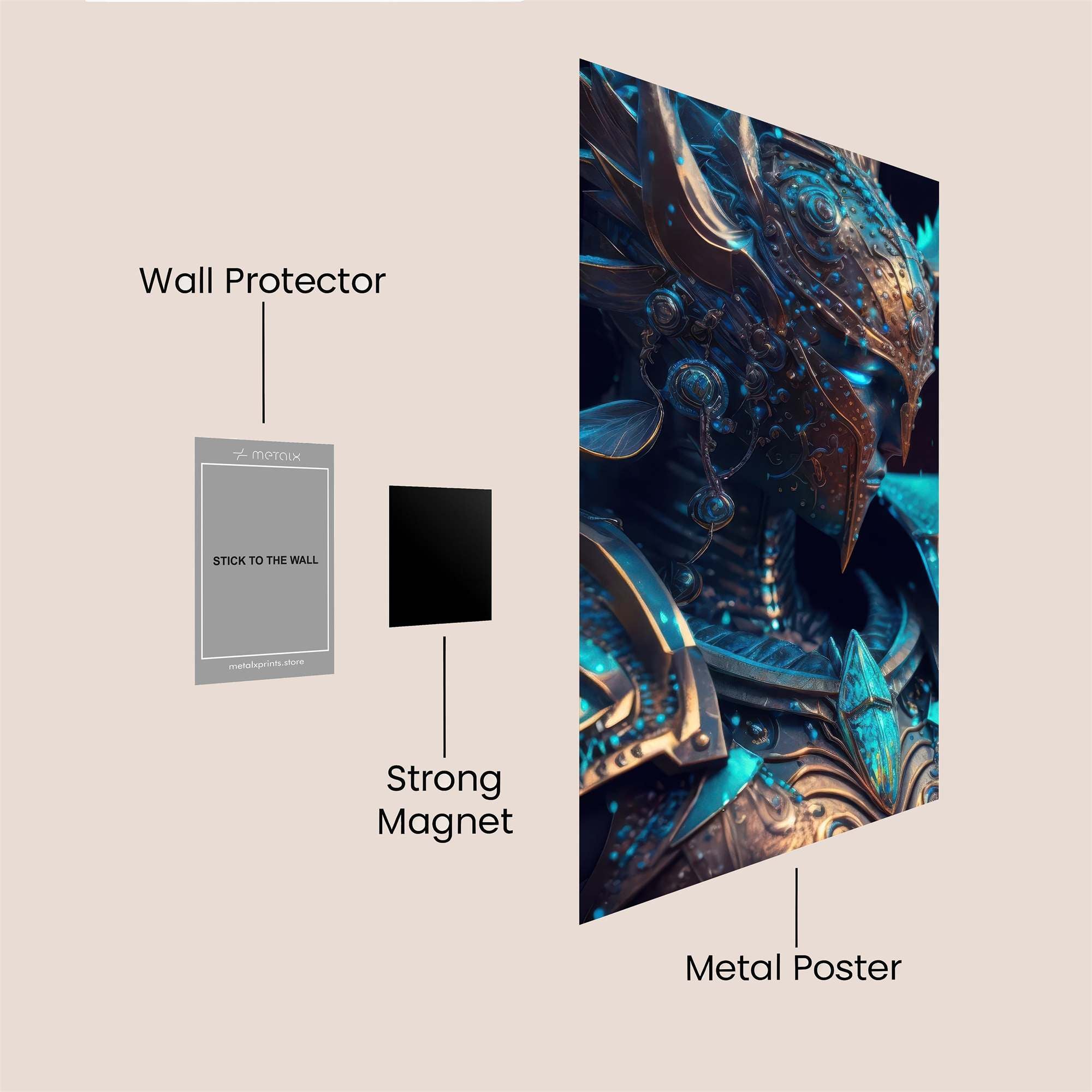 Aqua Majesty Safe Wall Magnetic / M