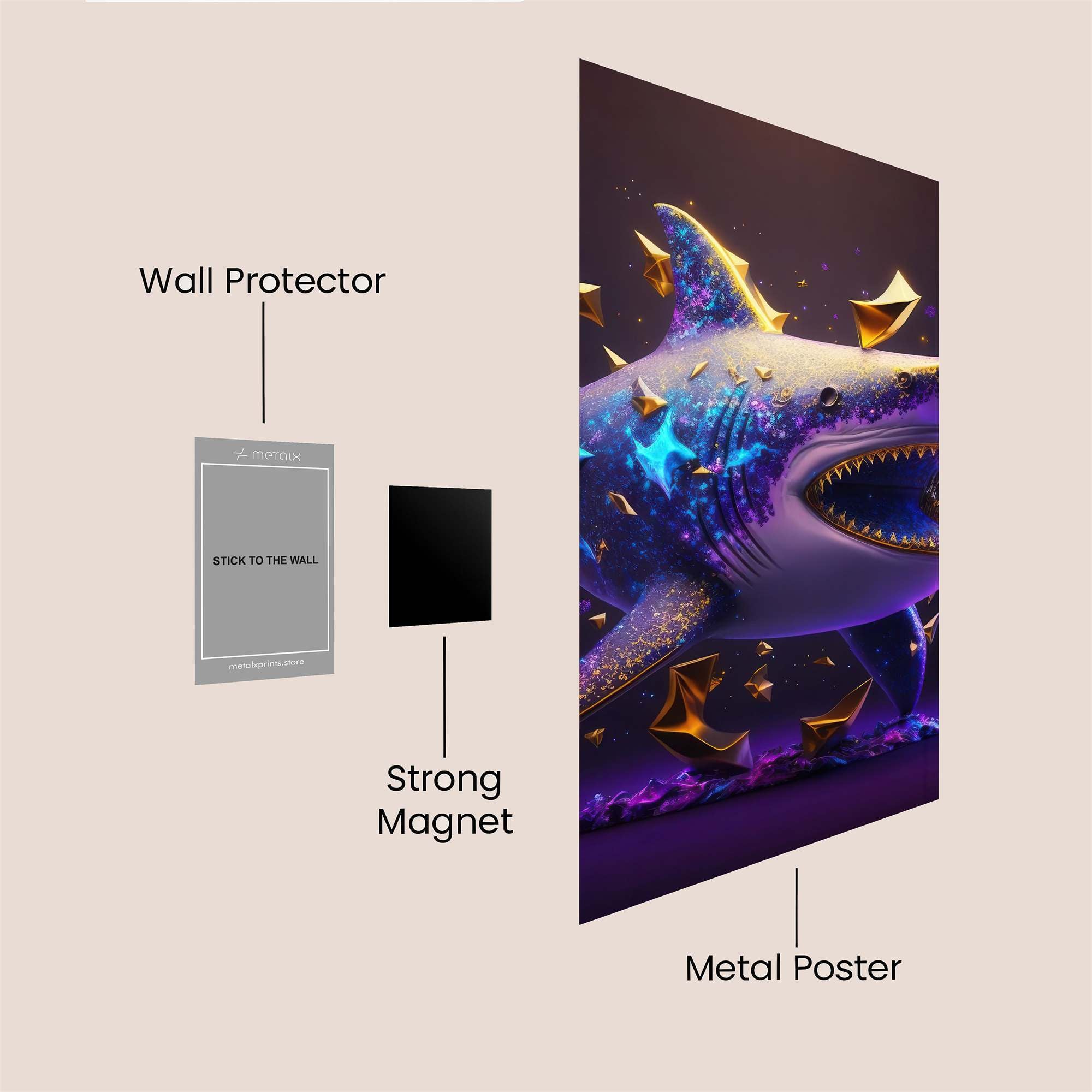 Galactic Jaws Safe Wall Magnetic / M