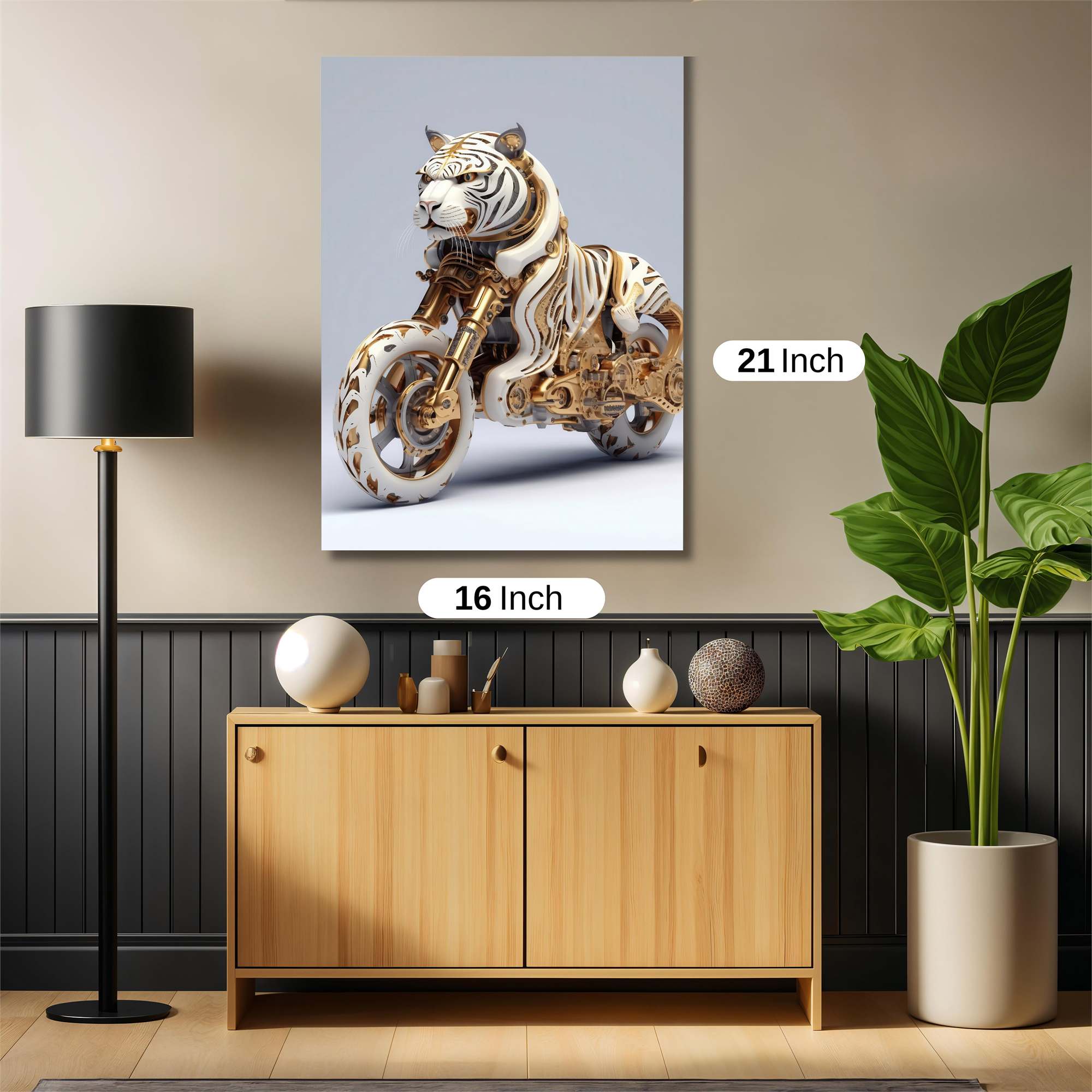 Tiger Majesty Safe Wall Magnetic / M
