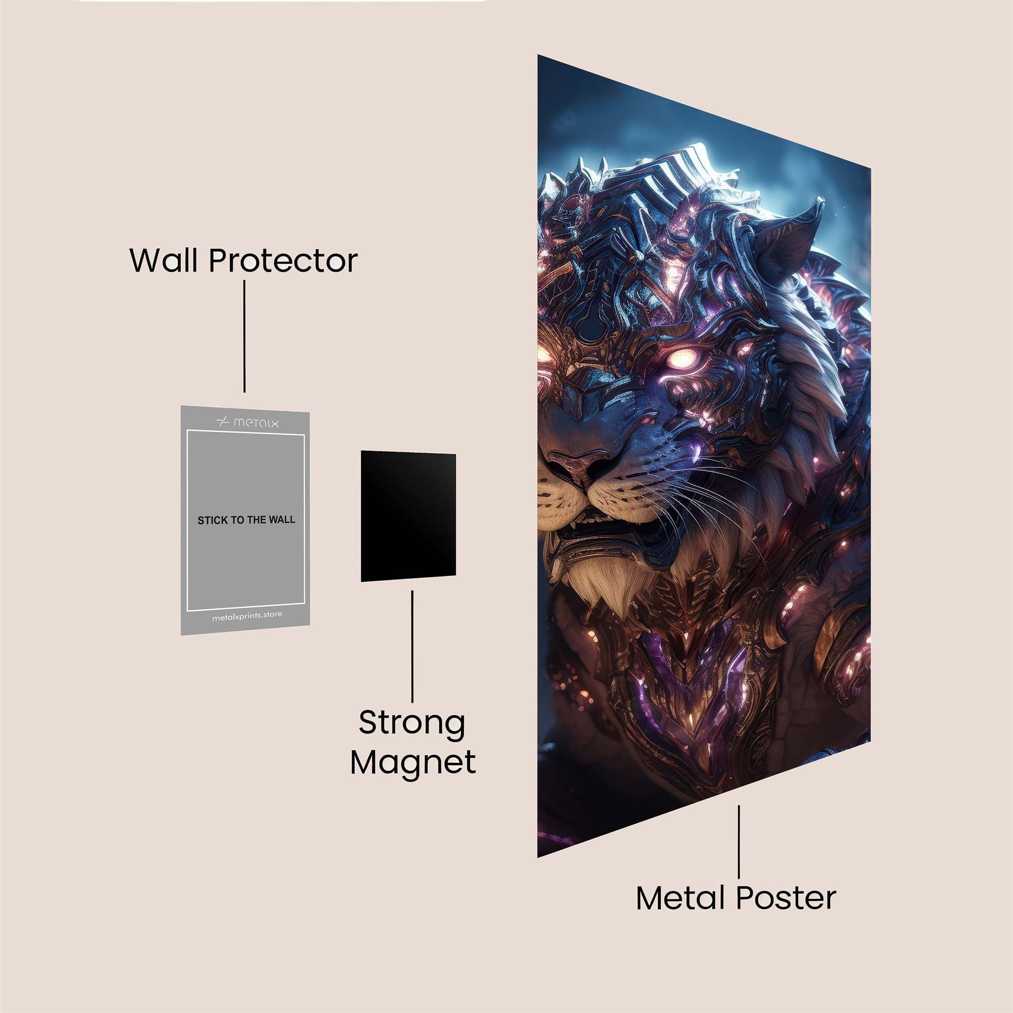 ShereKhan Menace Safe Wall Magnetic / M