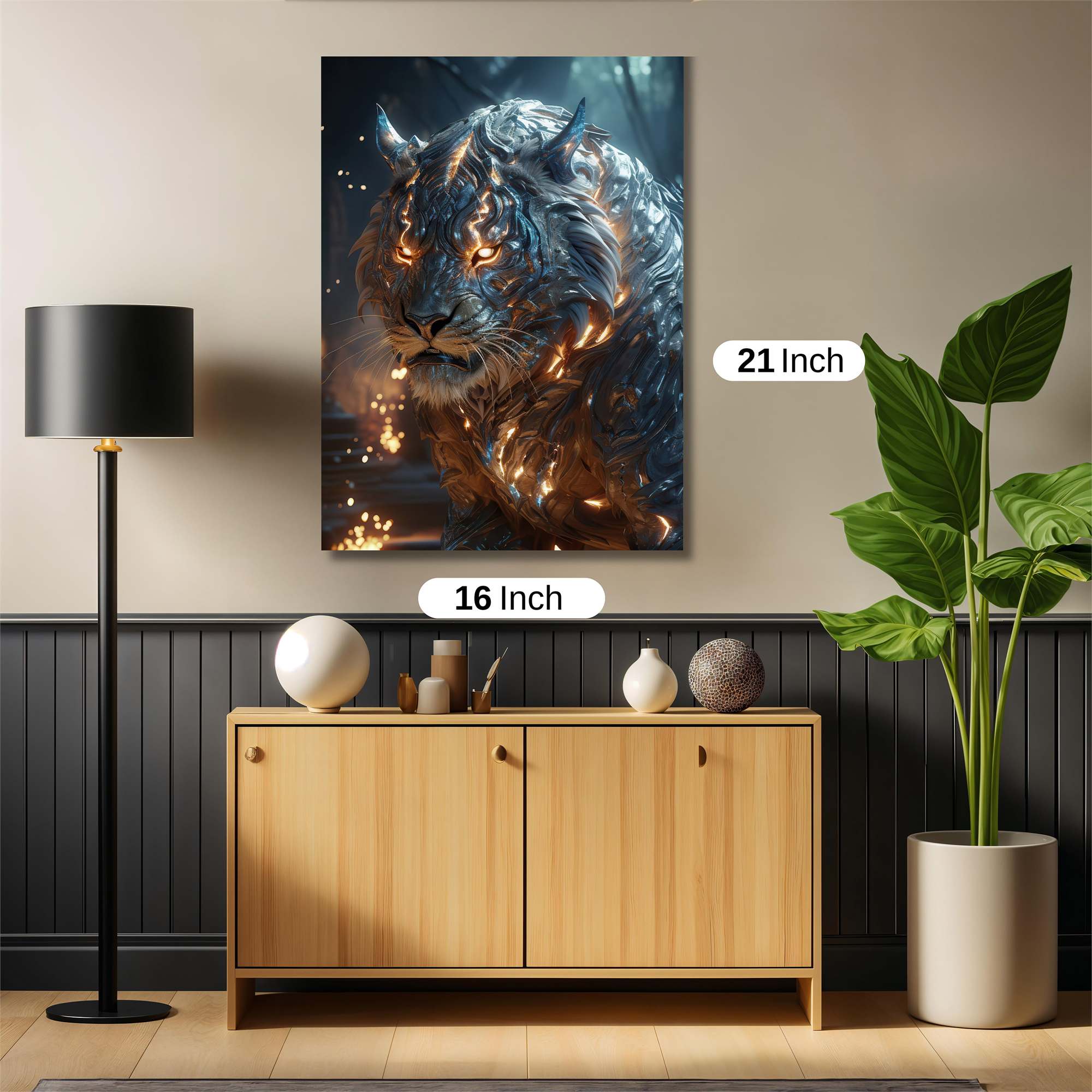 Rajah Radiant Safe Wall Magnetic / M