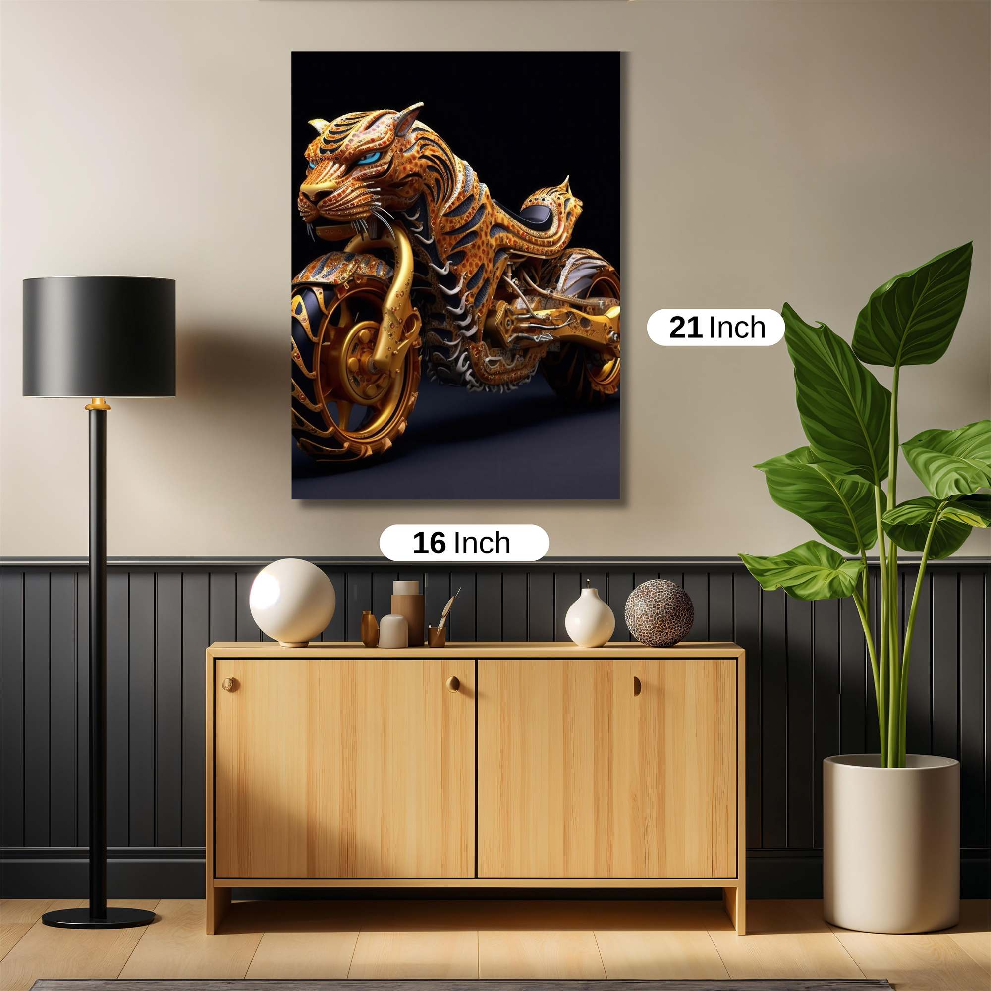 Tiger Majesty Safe Wall Magnetic / M