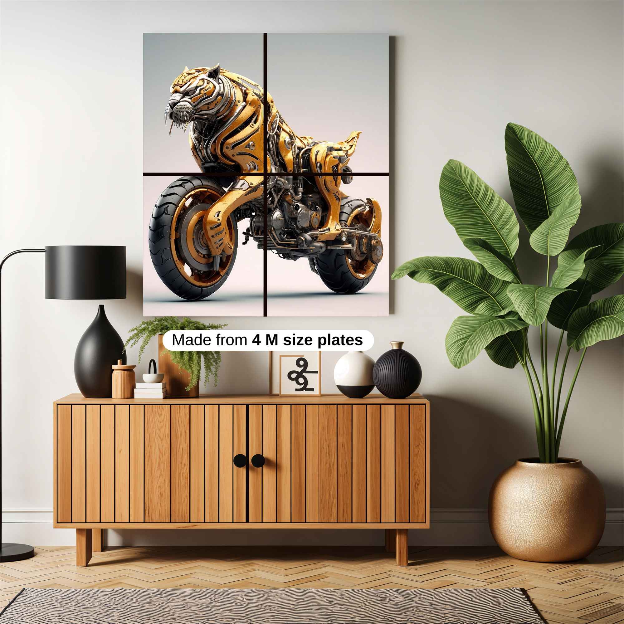 Tiger Fury Safe Wall Magnetic / M