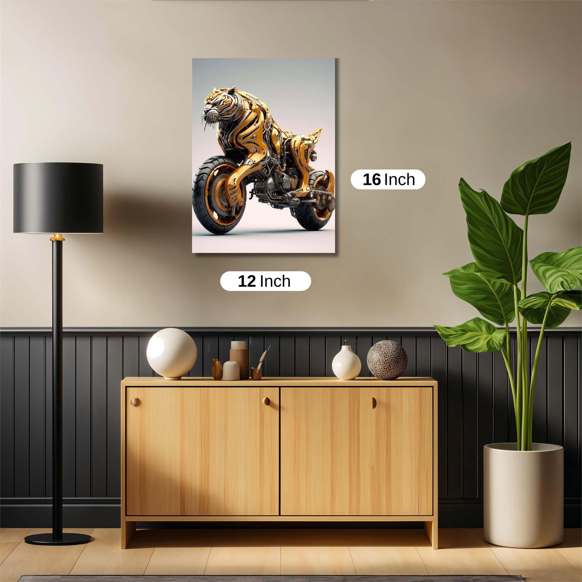 Tiger Fury Safe Wall Magnetic / M