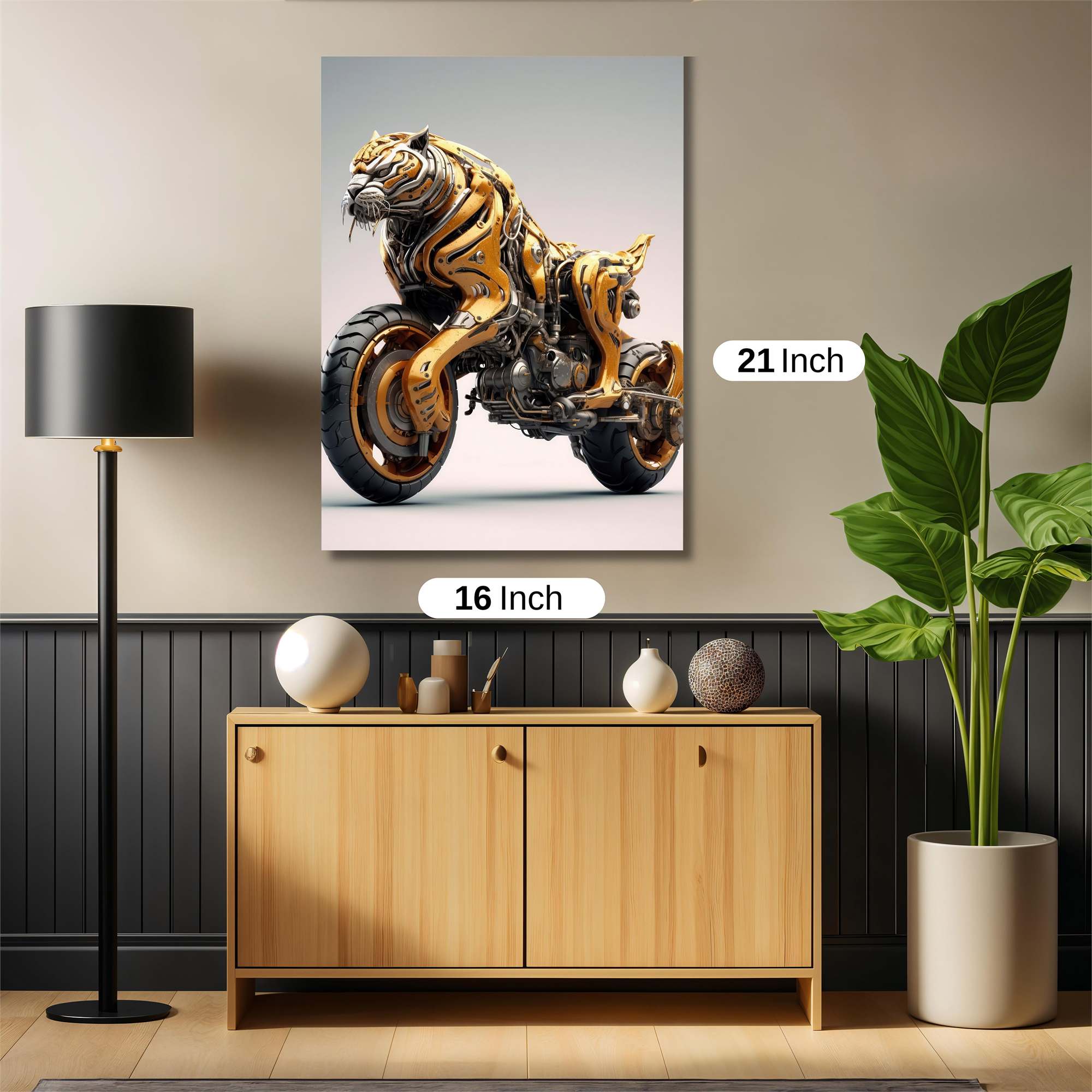 Tiger Fury Safe Wall Magnetic / M