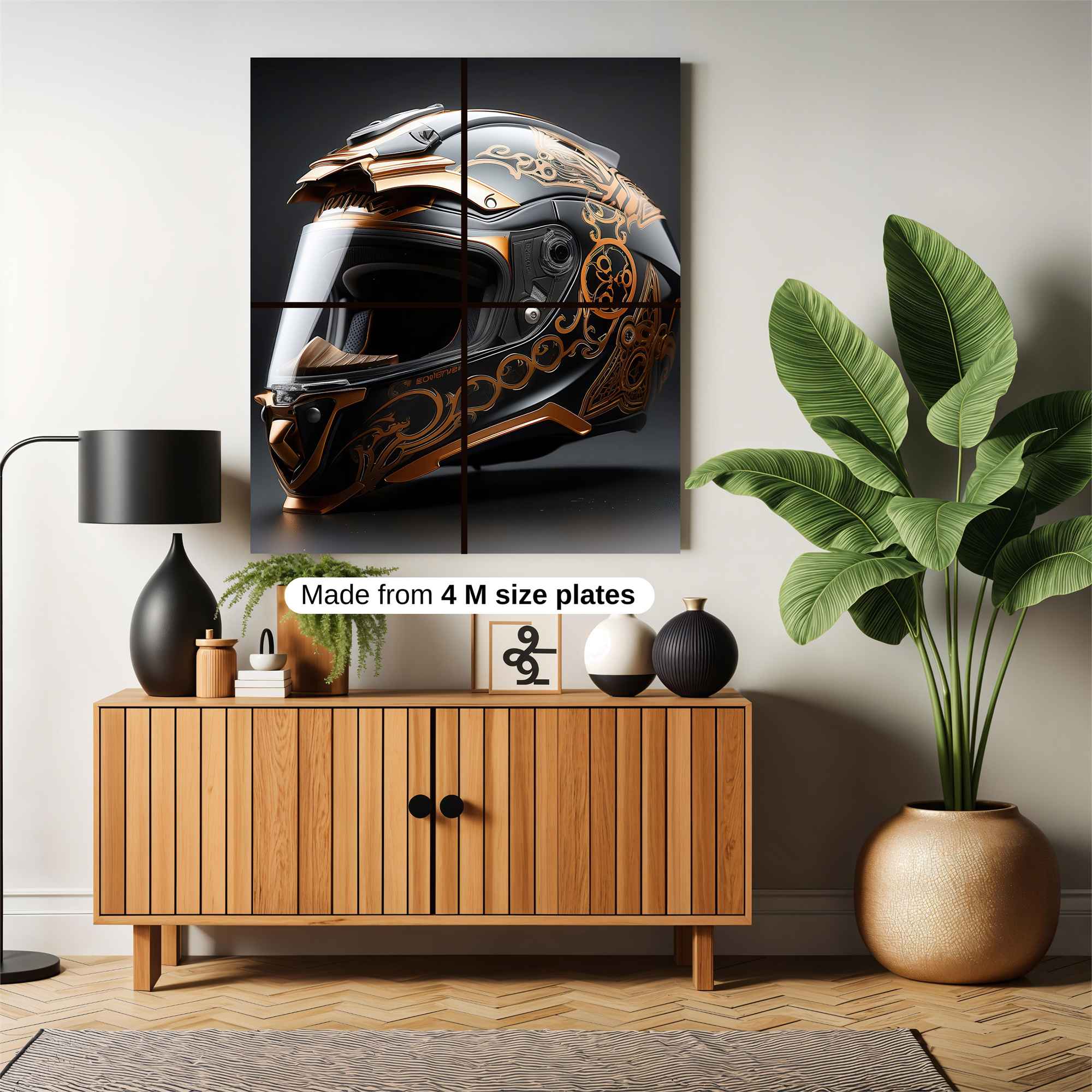 Helmet Elegance Safe Wall Magnetic / M