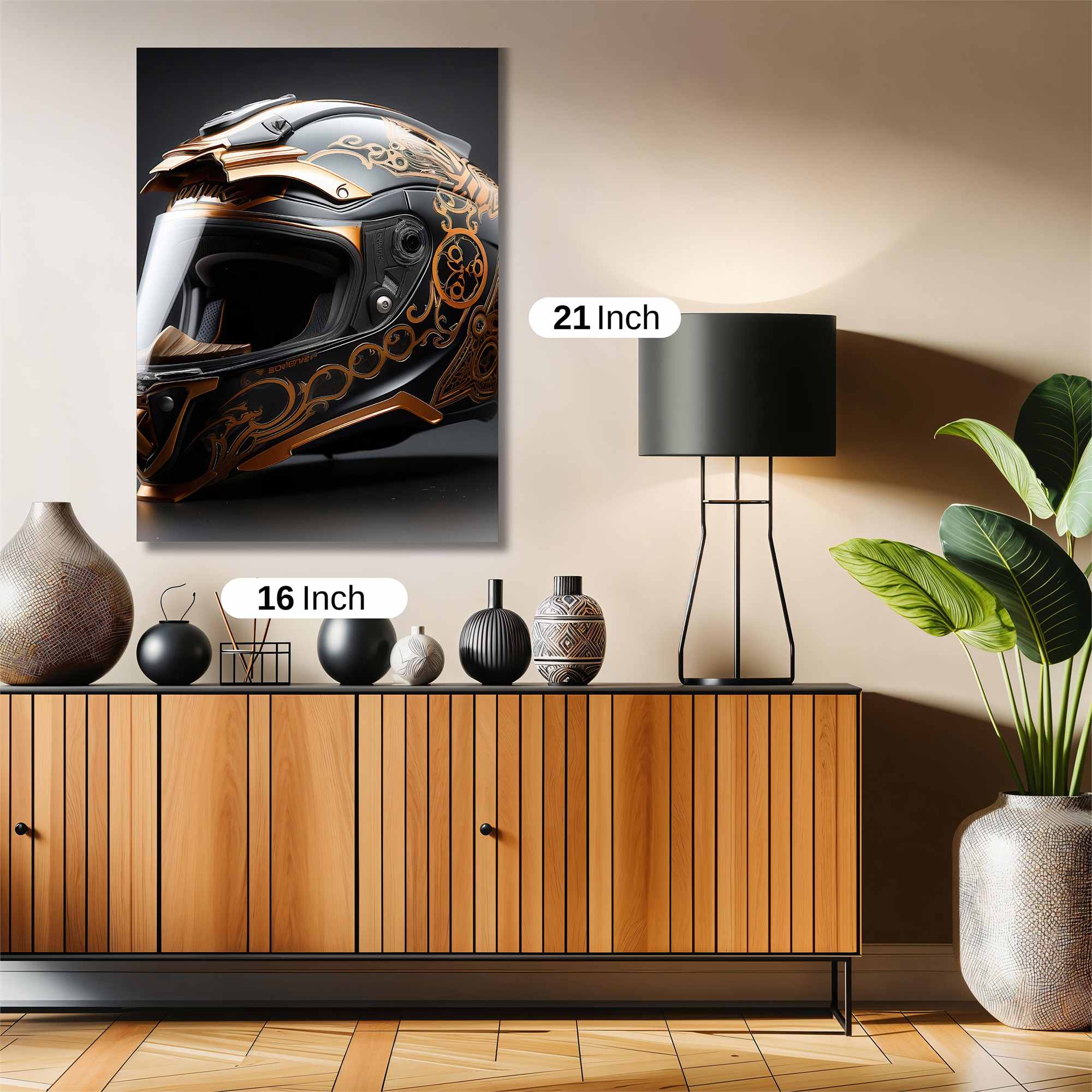 Helmet Elegance Safe Wall Magnetic / M