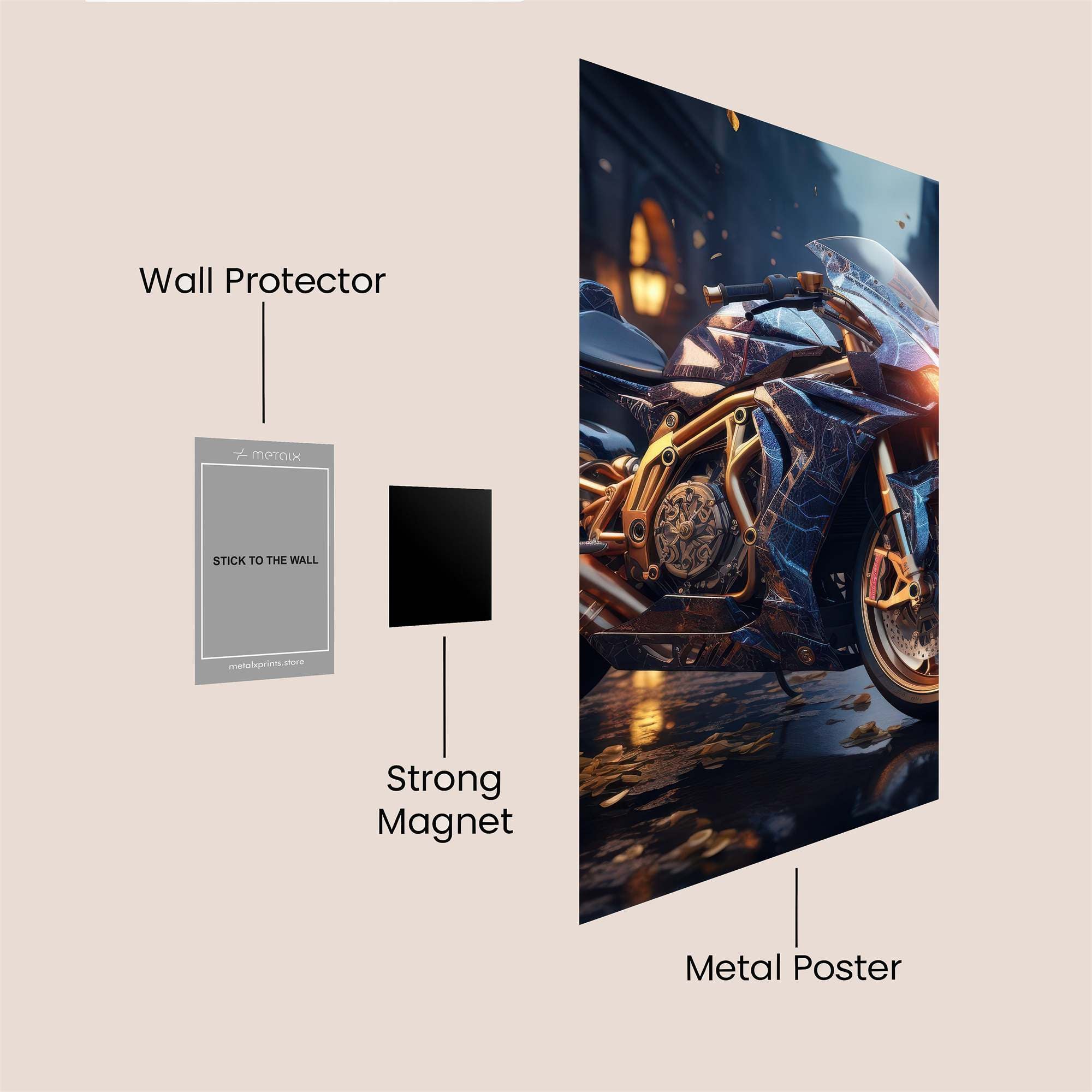 Stealth Elegance Safe Wall Magnetic / M