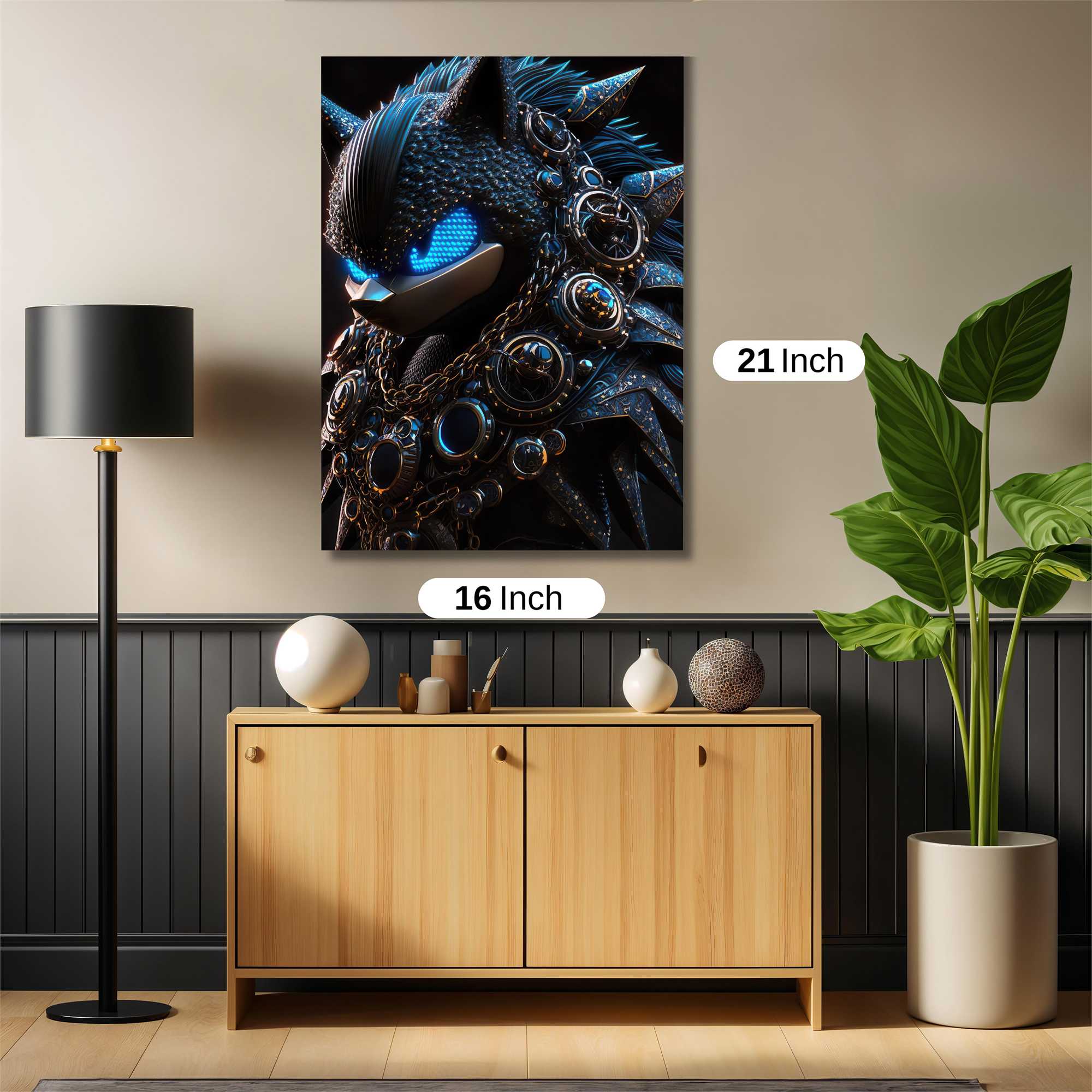 Shadow Menace Safe Wall Magnetic / M