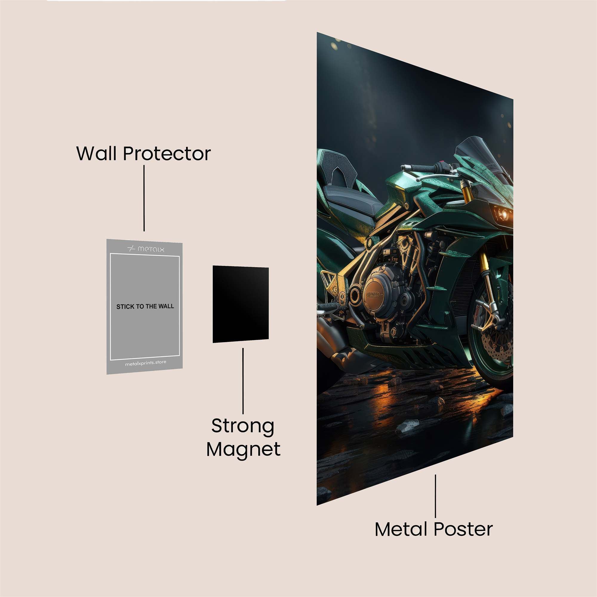 NightStalker Safe Wall Magnetic / M