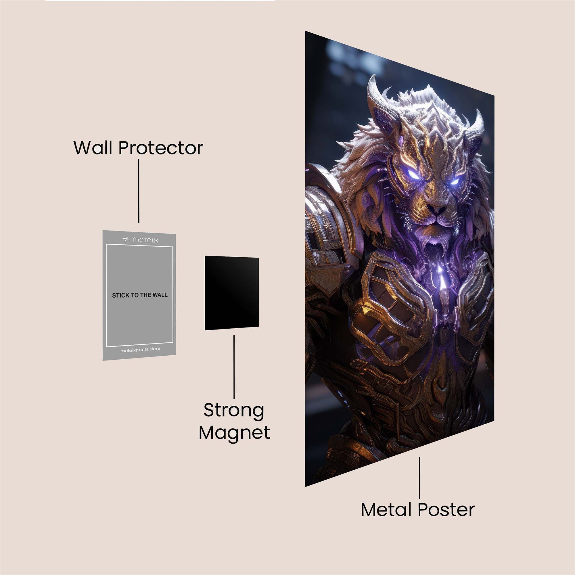 Lionheart Majestic Safe Wall Magnetic / M
