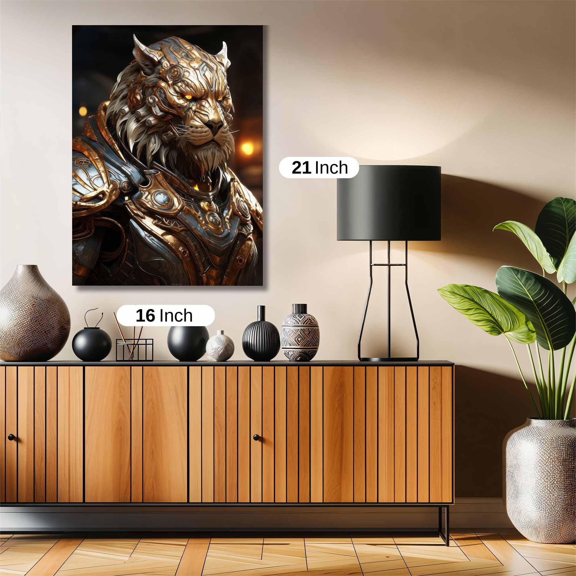 Lion Majestic Safe Wall Magnetic / M