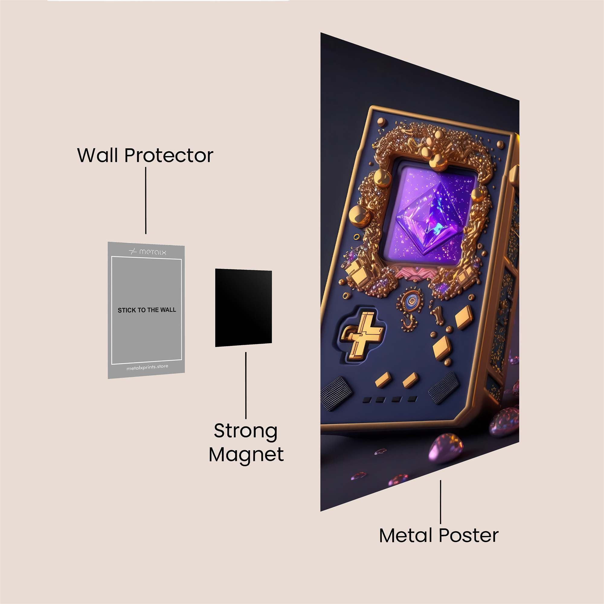 Crystal Enigma Safe Wall Magnetic / M