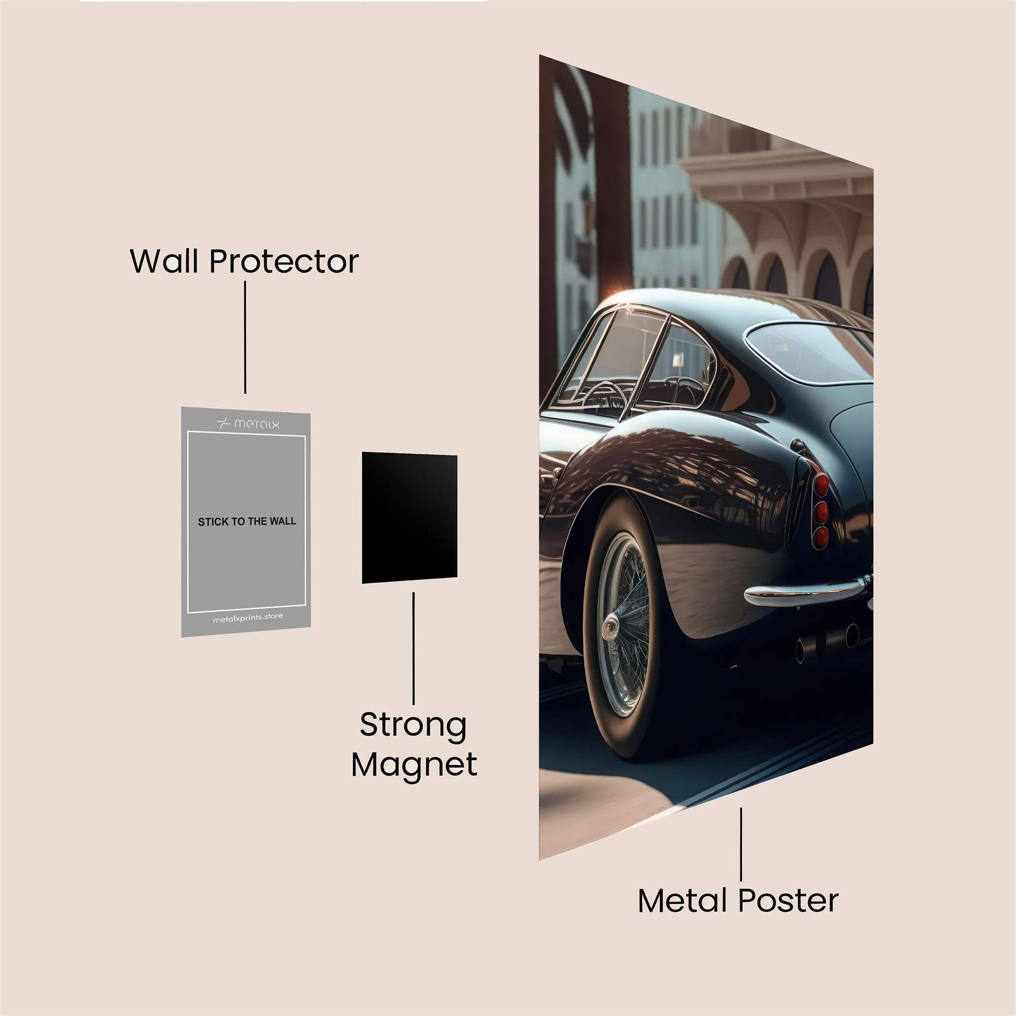 Ferrari Elegance Safe Wall Magnetic / M