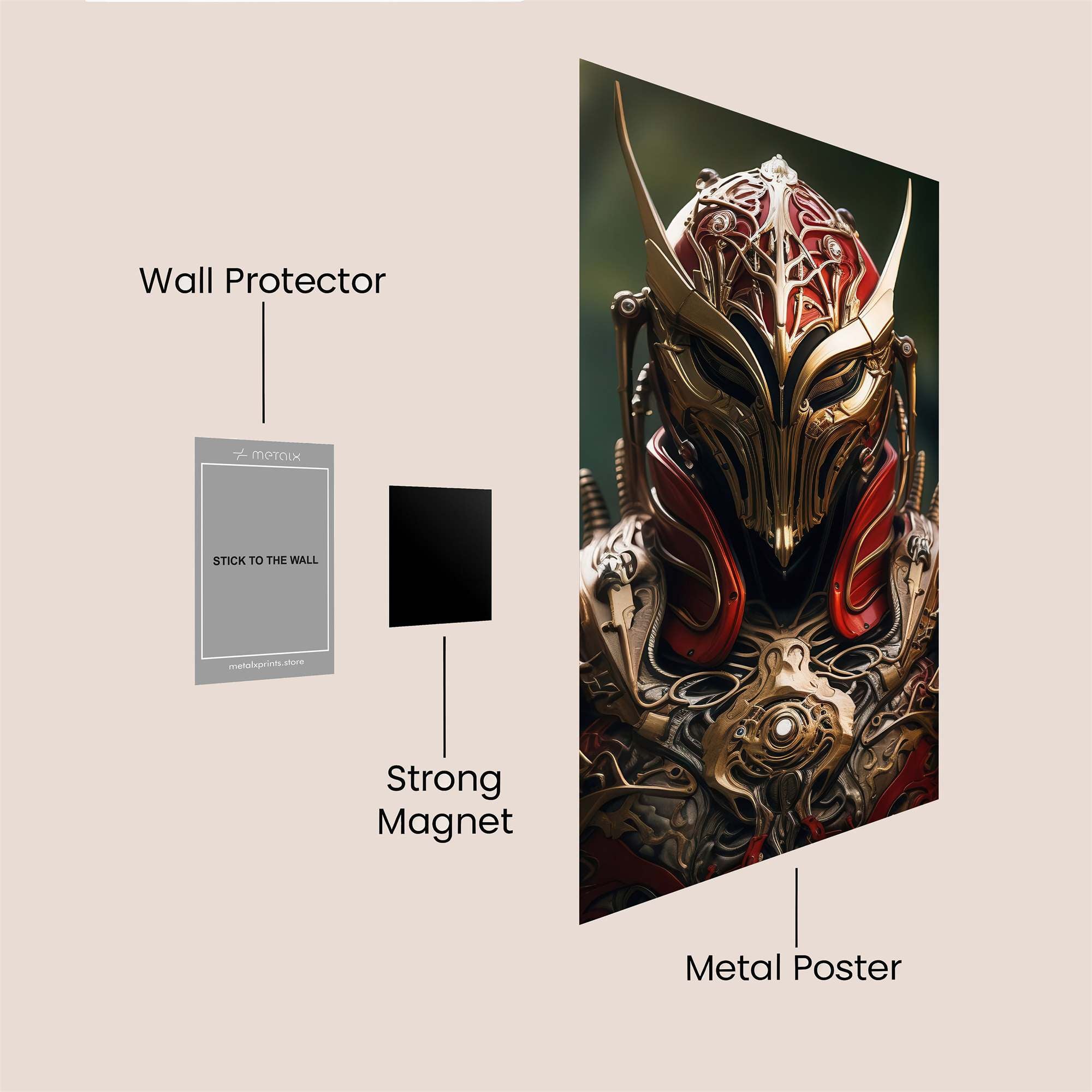 Knight Majestic Safe Wall Magnetic / M