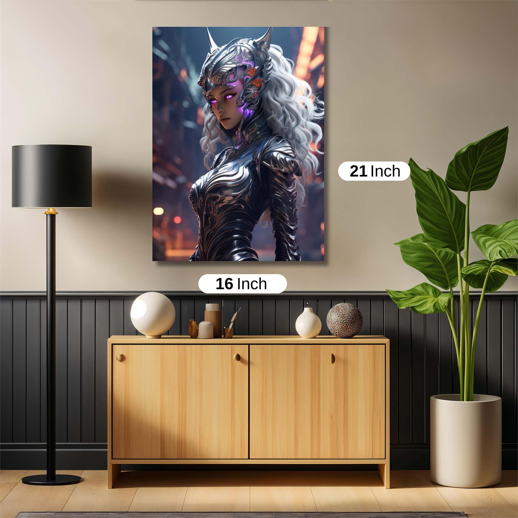 Cyber Enchantress Safe Wall Magnetic / M