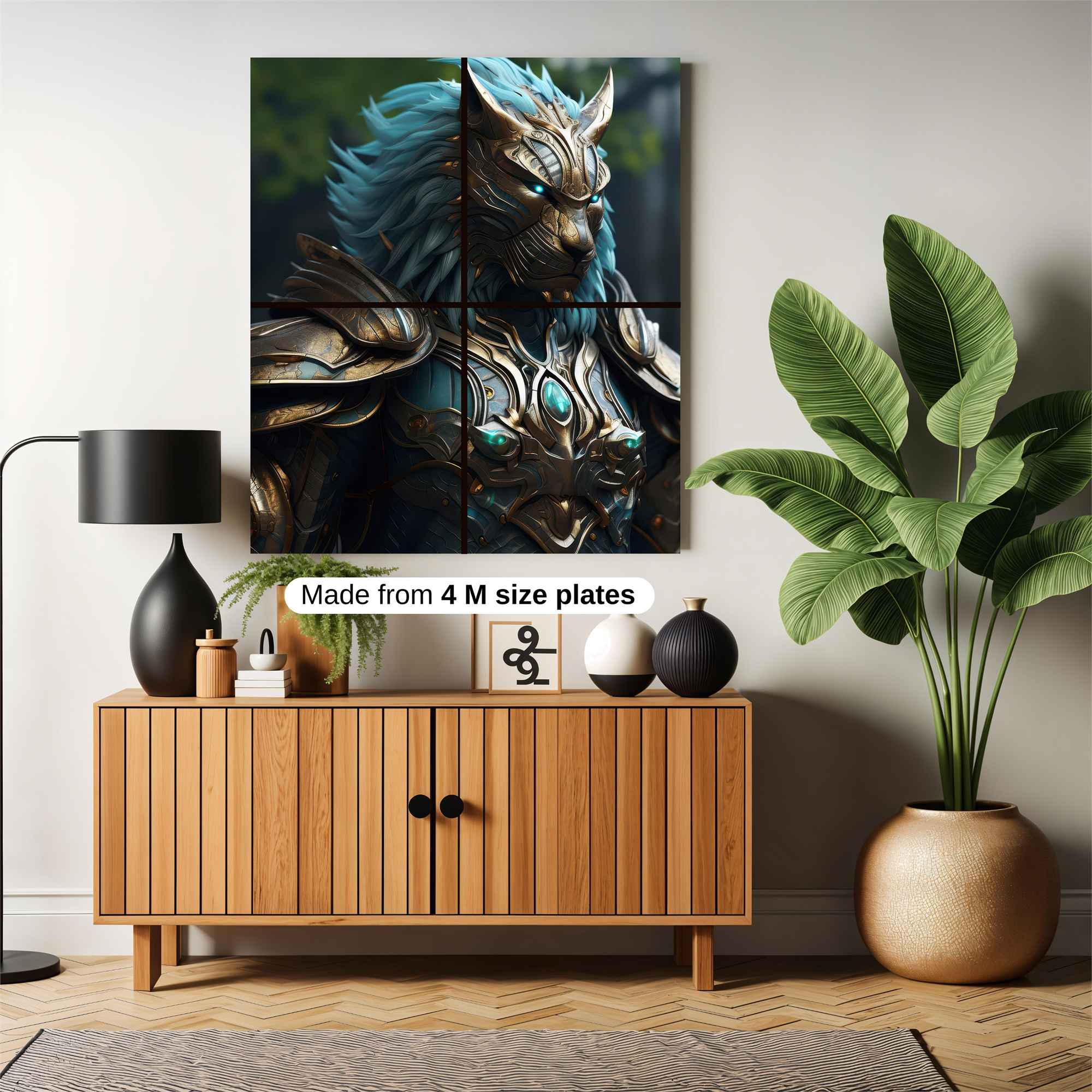 Lion Majestic Safe Wall Magnetic / M