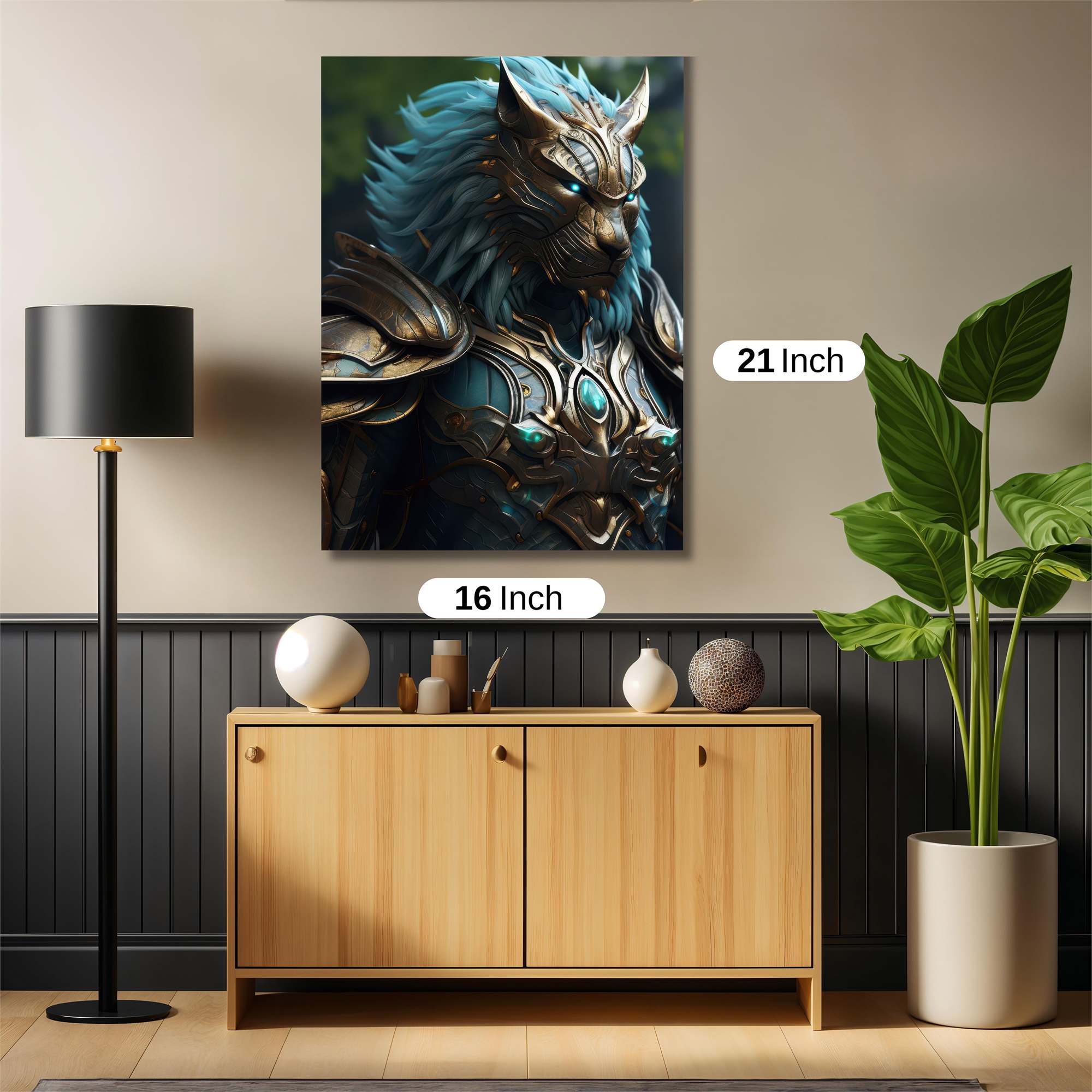 Lion Majestic Safe Wall Magnetic / M