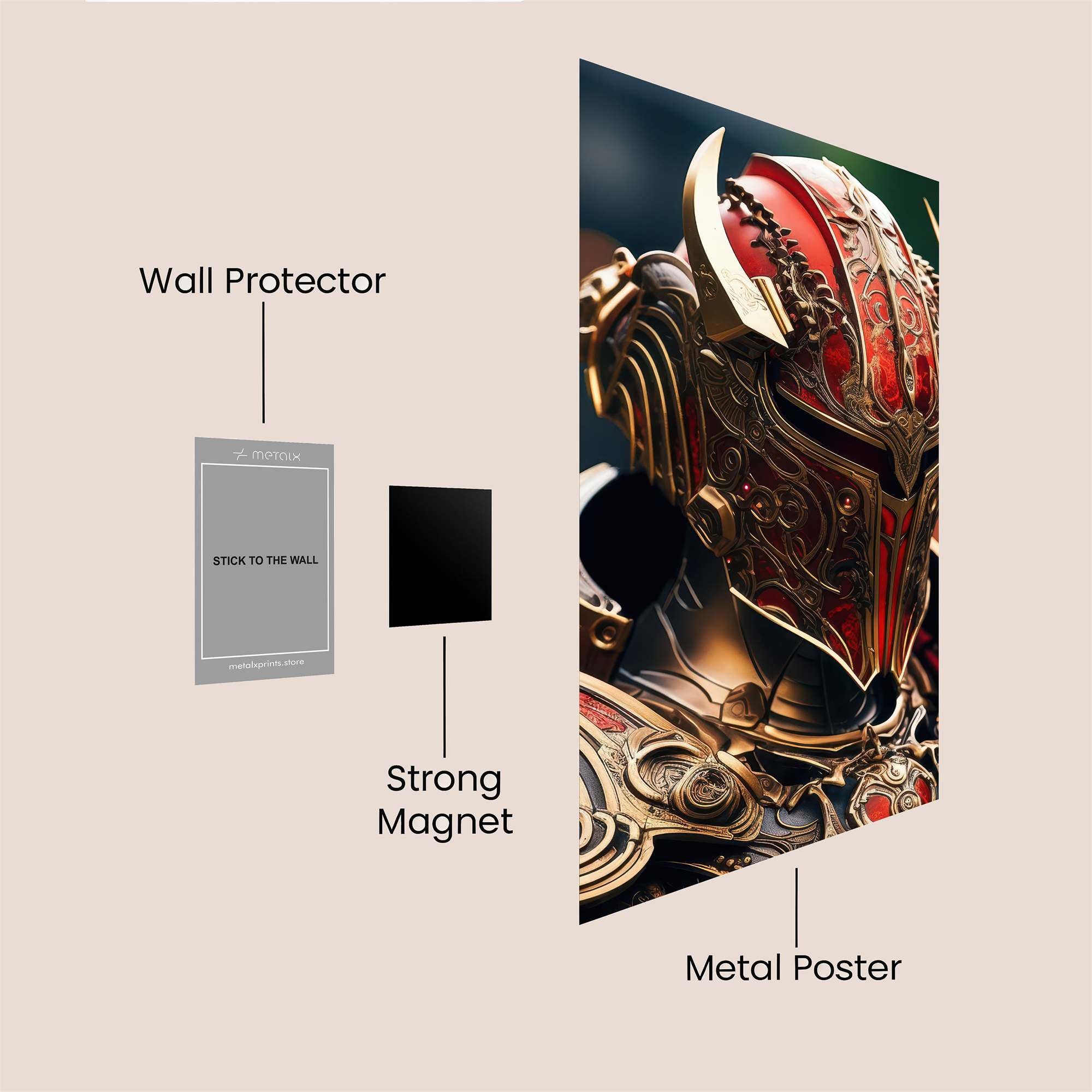 Knight Regal Safe Wall Magnetic / M