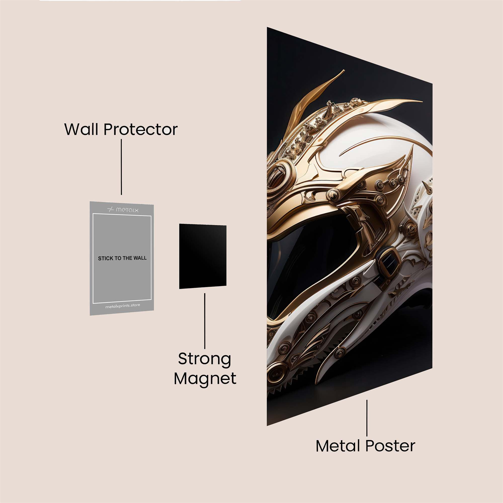 Dragon Majesty Safe Wall Magnetic / M