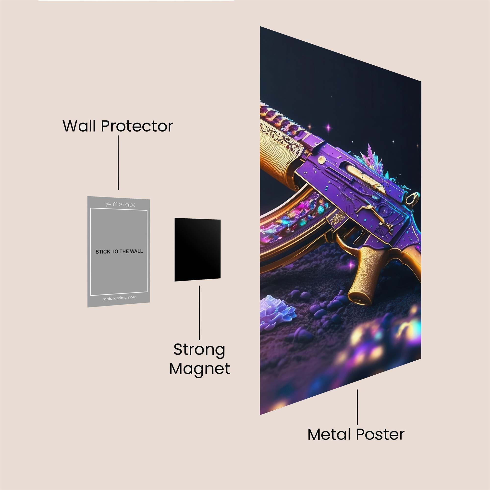 Crystal Majesty Safe Wall Magnetic / M