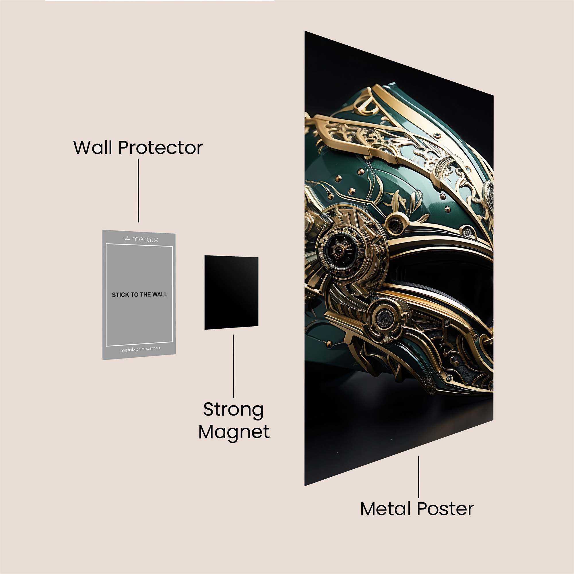 Knightly Elegance Safe Wall Magnetic / M