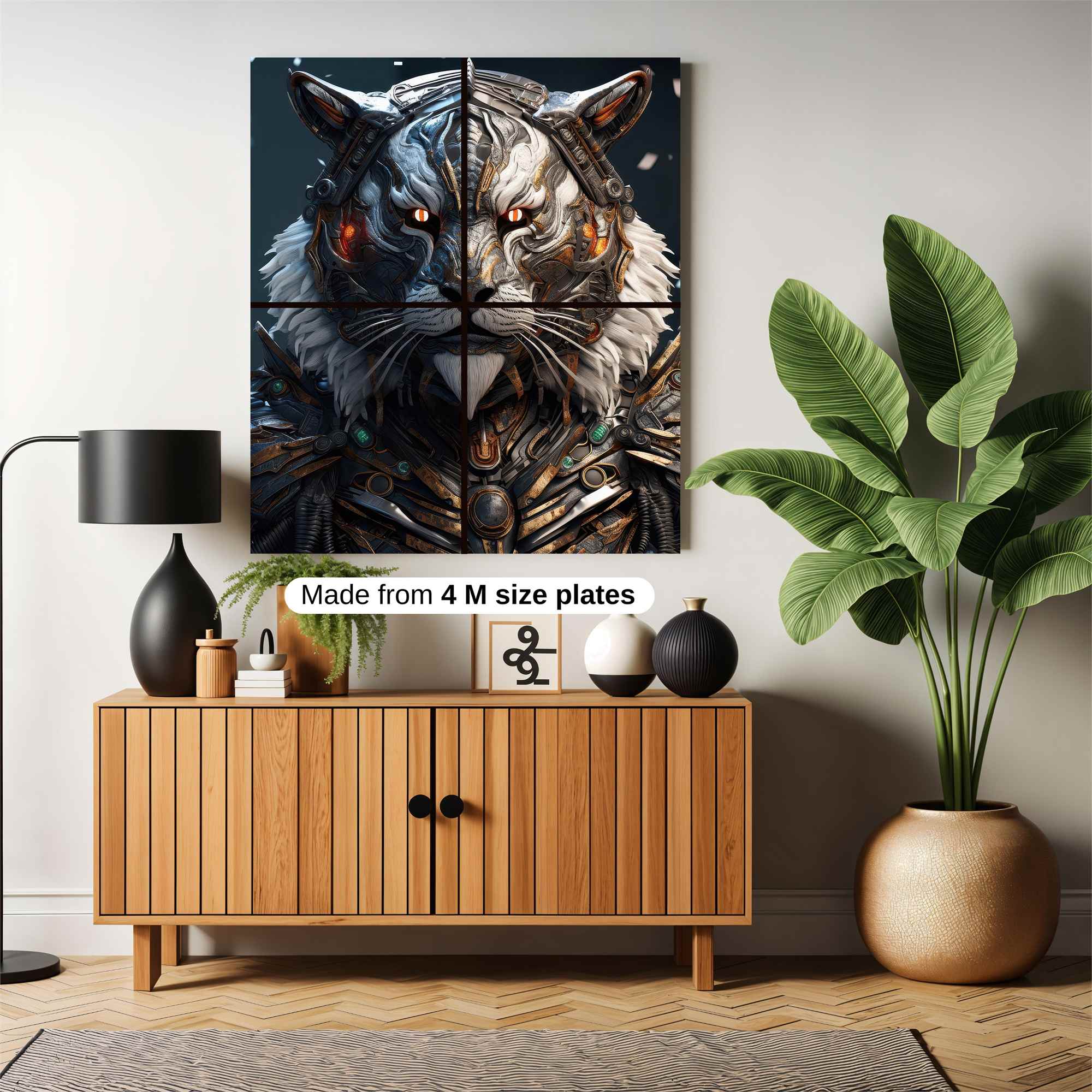 Tiger Majesty Safe Wall Magnetic / M