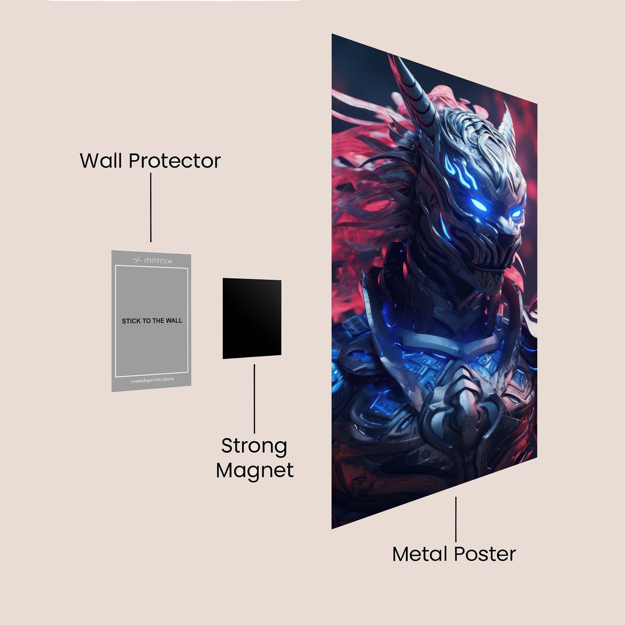 Demon Elegance Safe Wall Magnetic / M