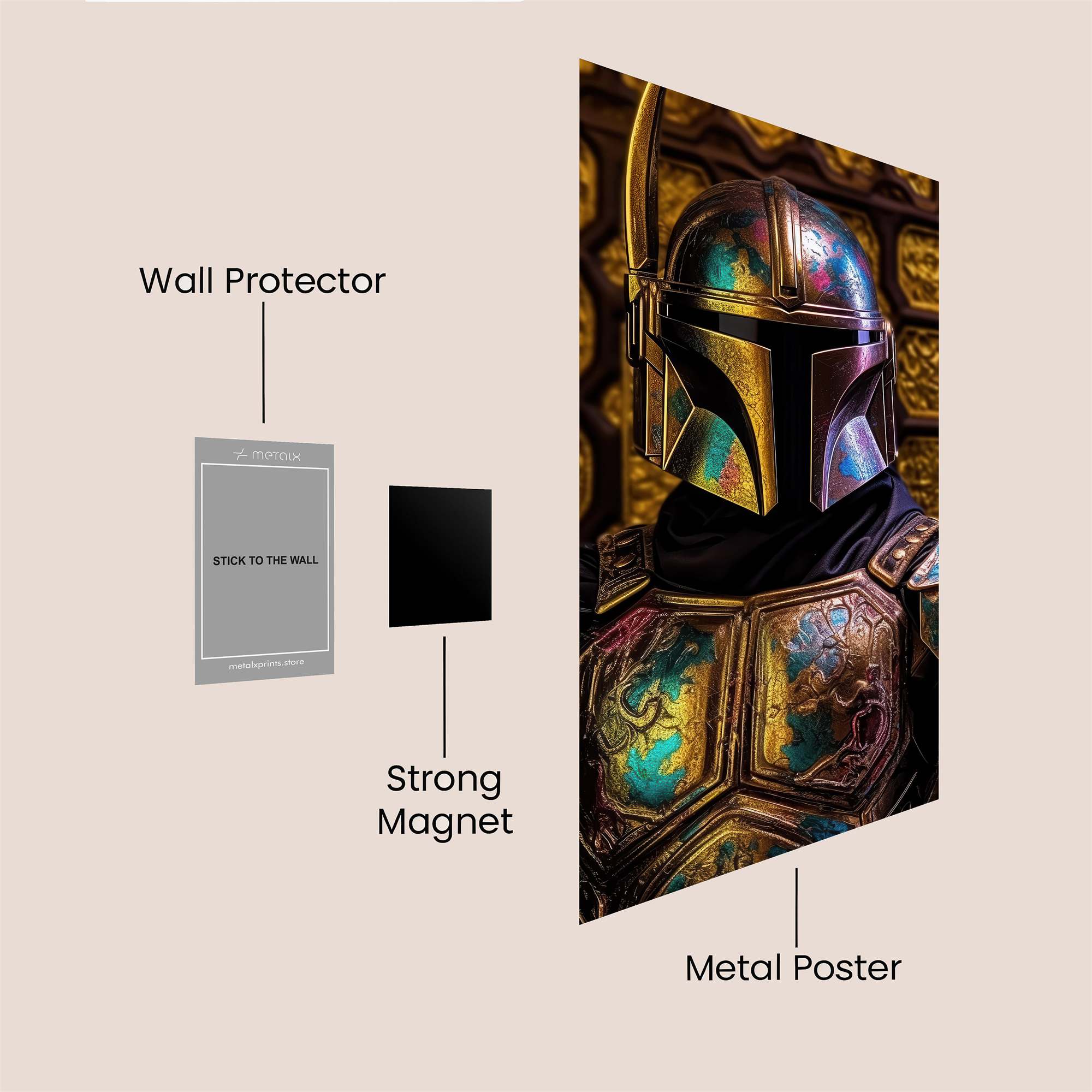 Mandalorian Regal Safe Wall Magnetic / M