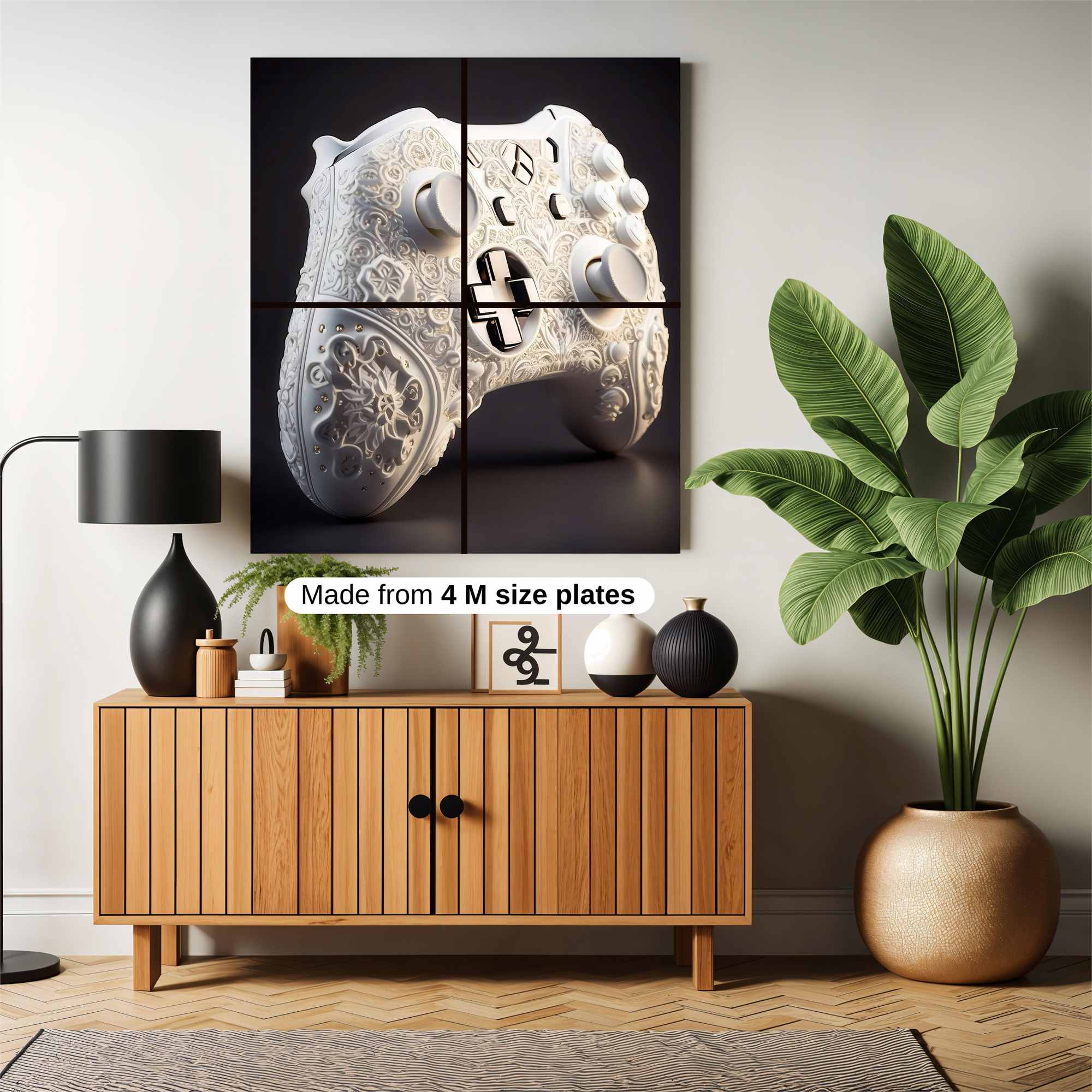 Floral Elegance Safe Wall Magnetic / M