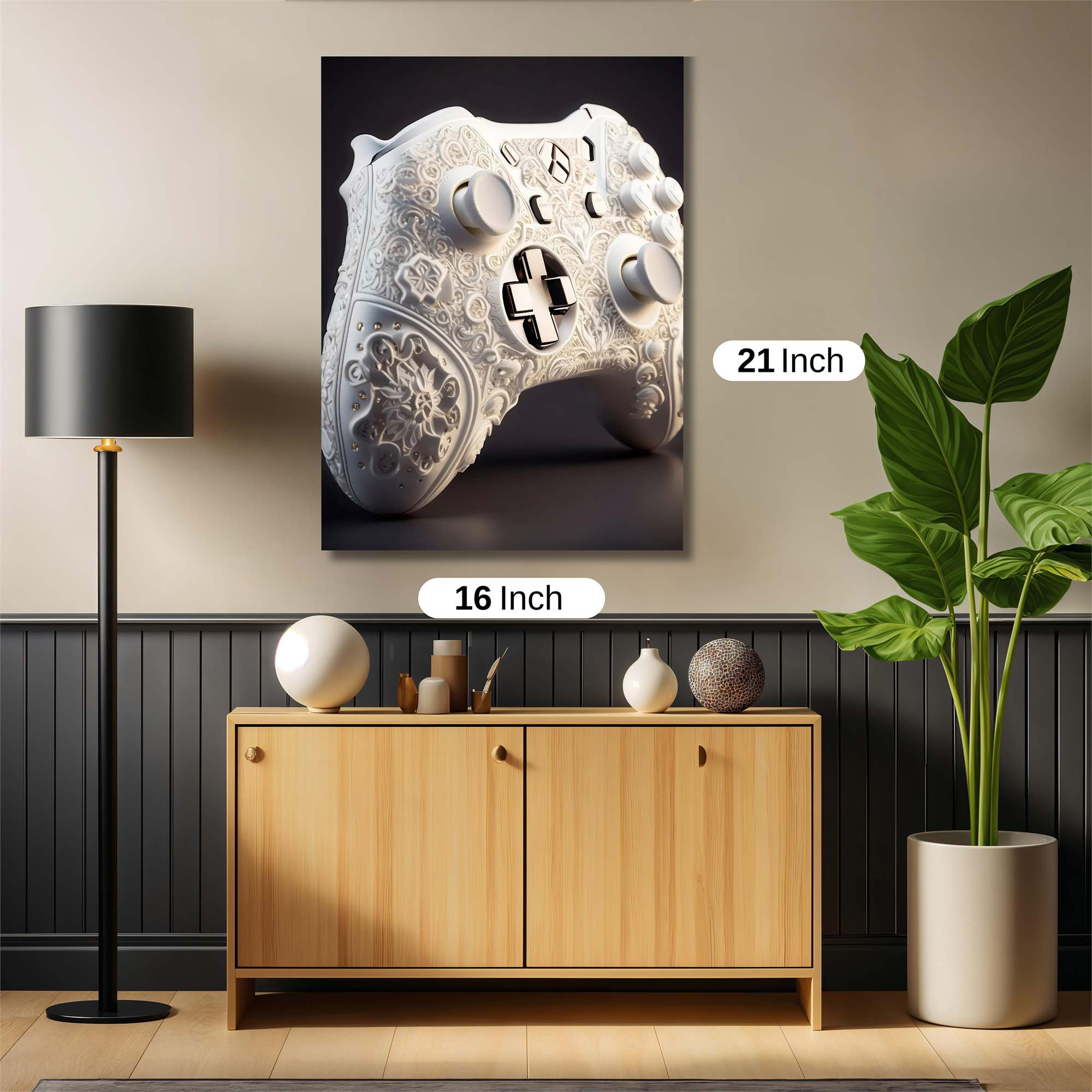 Floral Elegance Safe Wall Magnetic / M