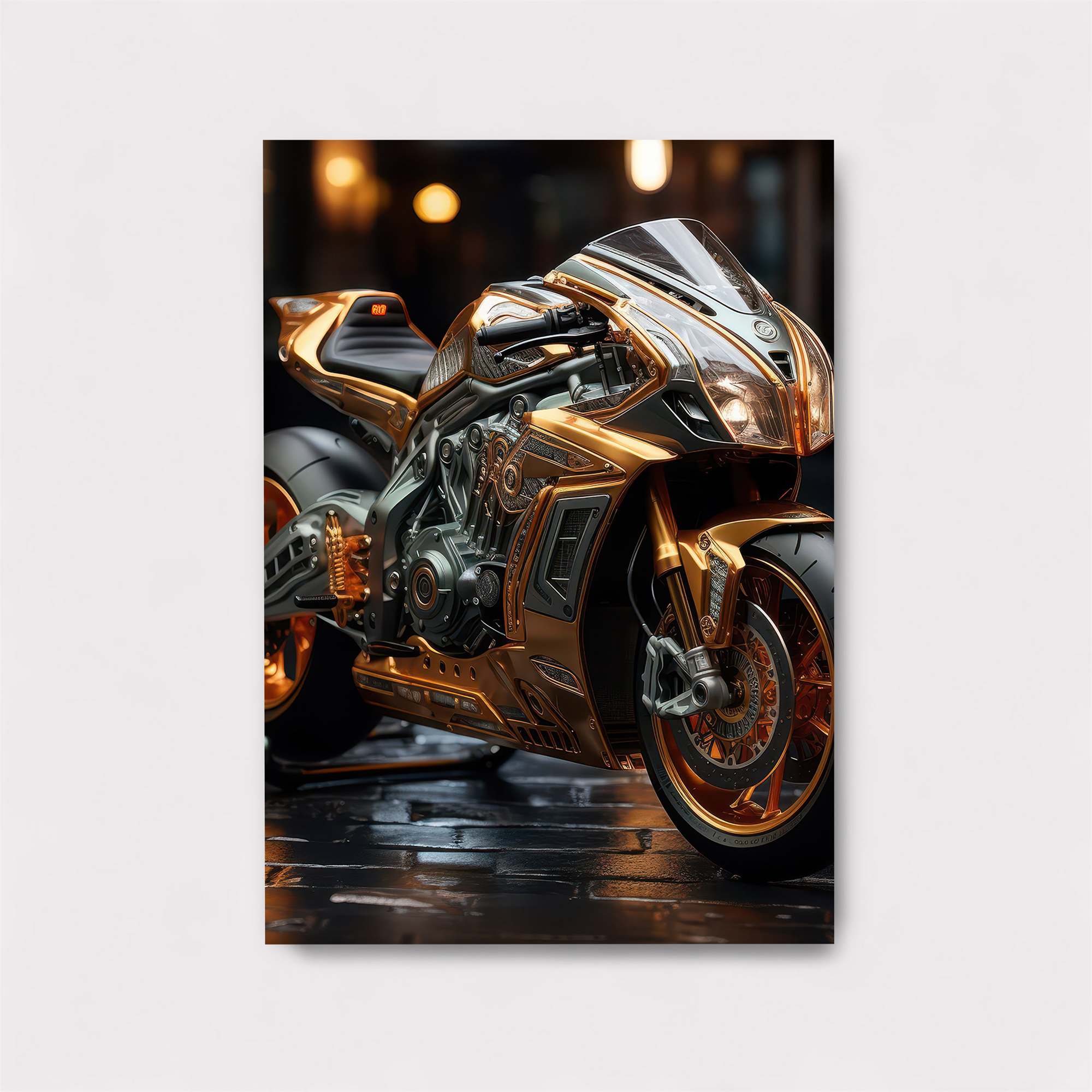 Futuristic Gleam Safe Wall Magnetic / M