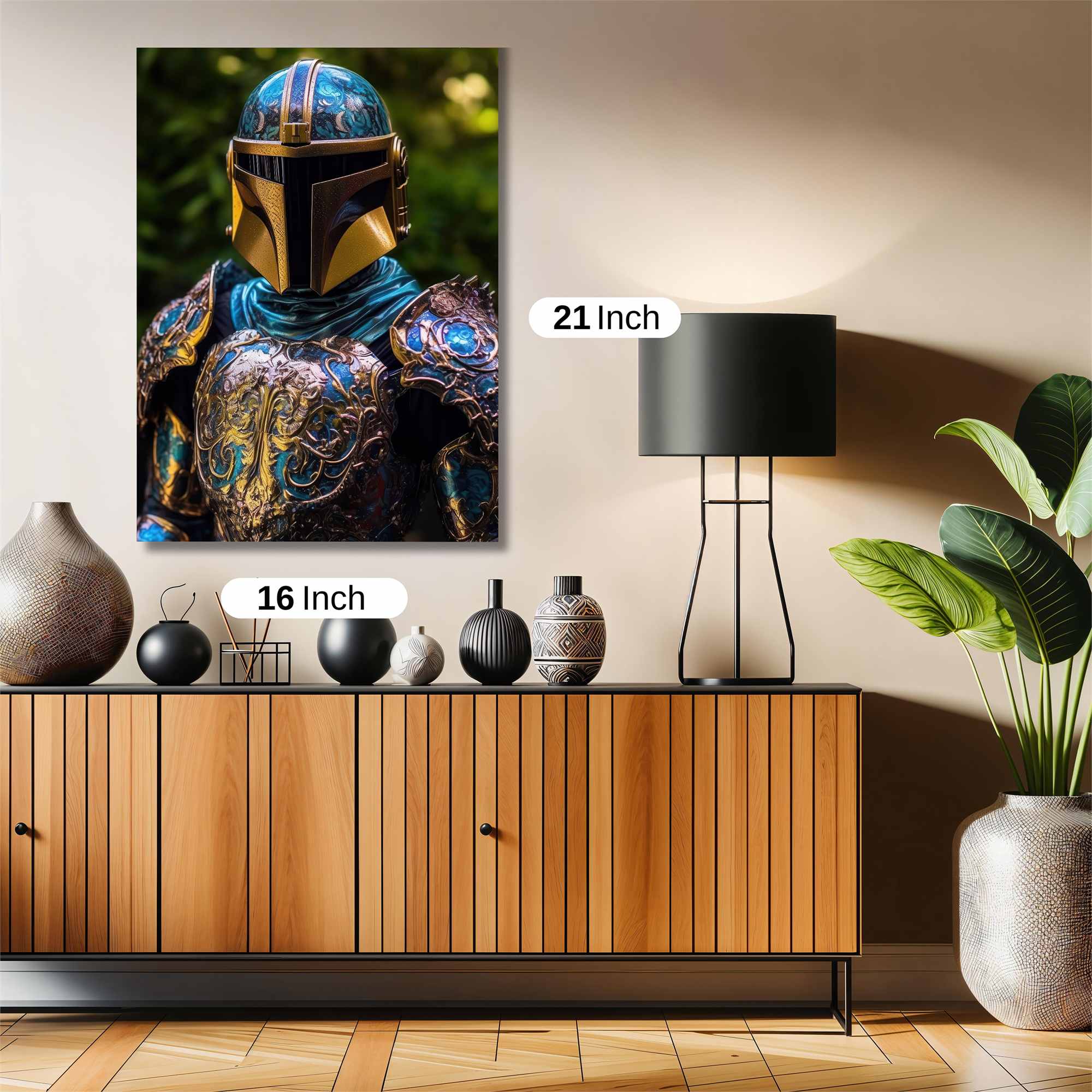 Mandalorian Mystique Safe Wall Magnetic / M