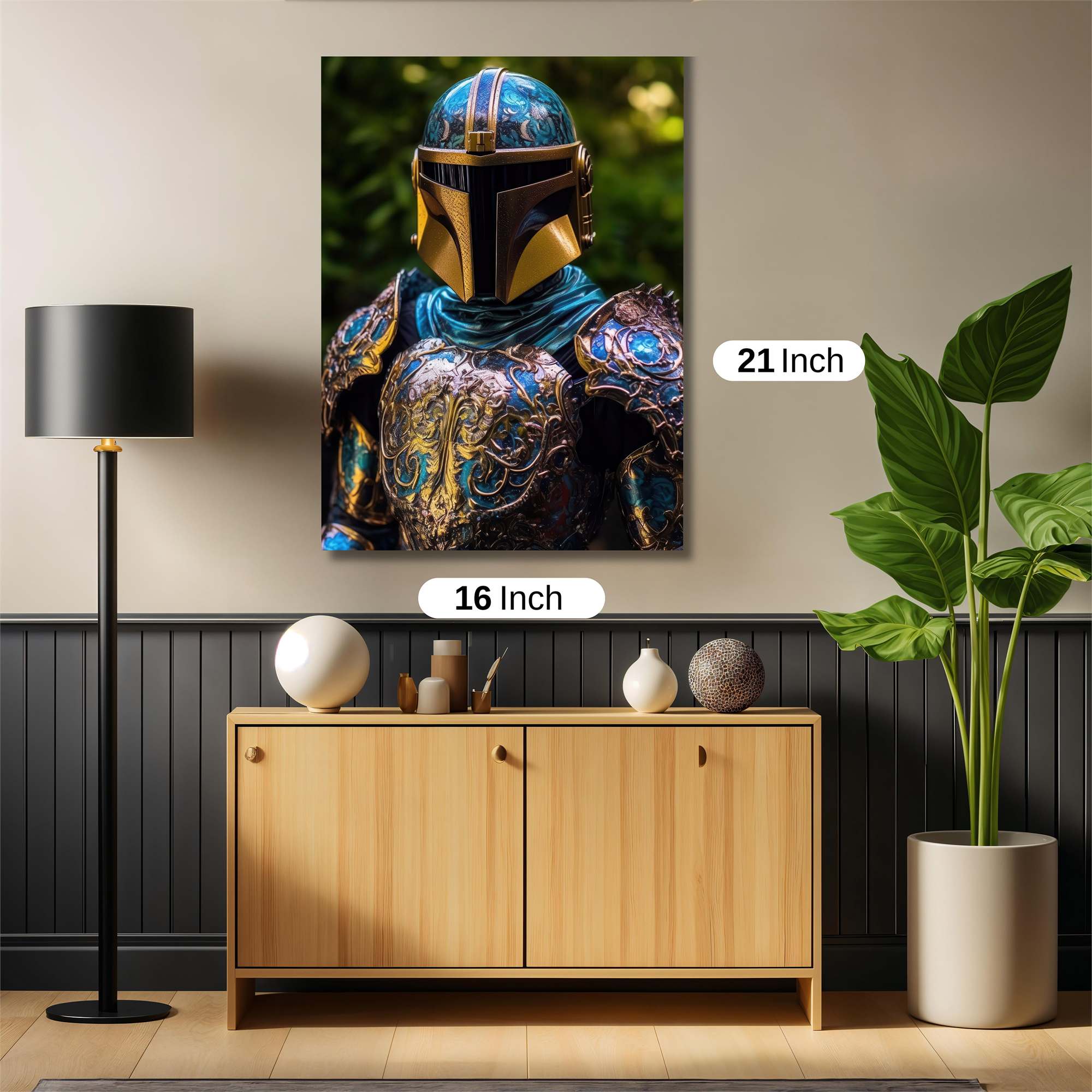 Mandalorian Mystique Safe Wall Magnetic / M