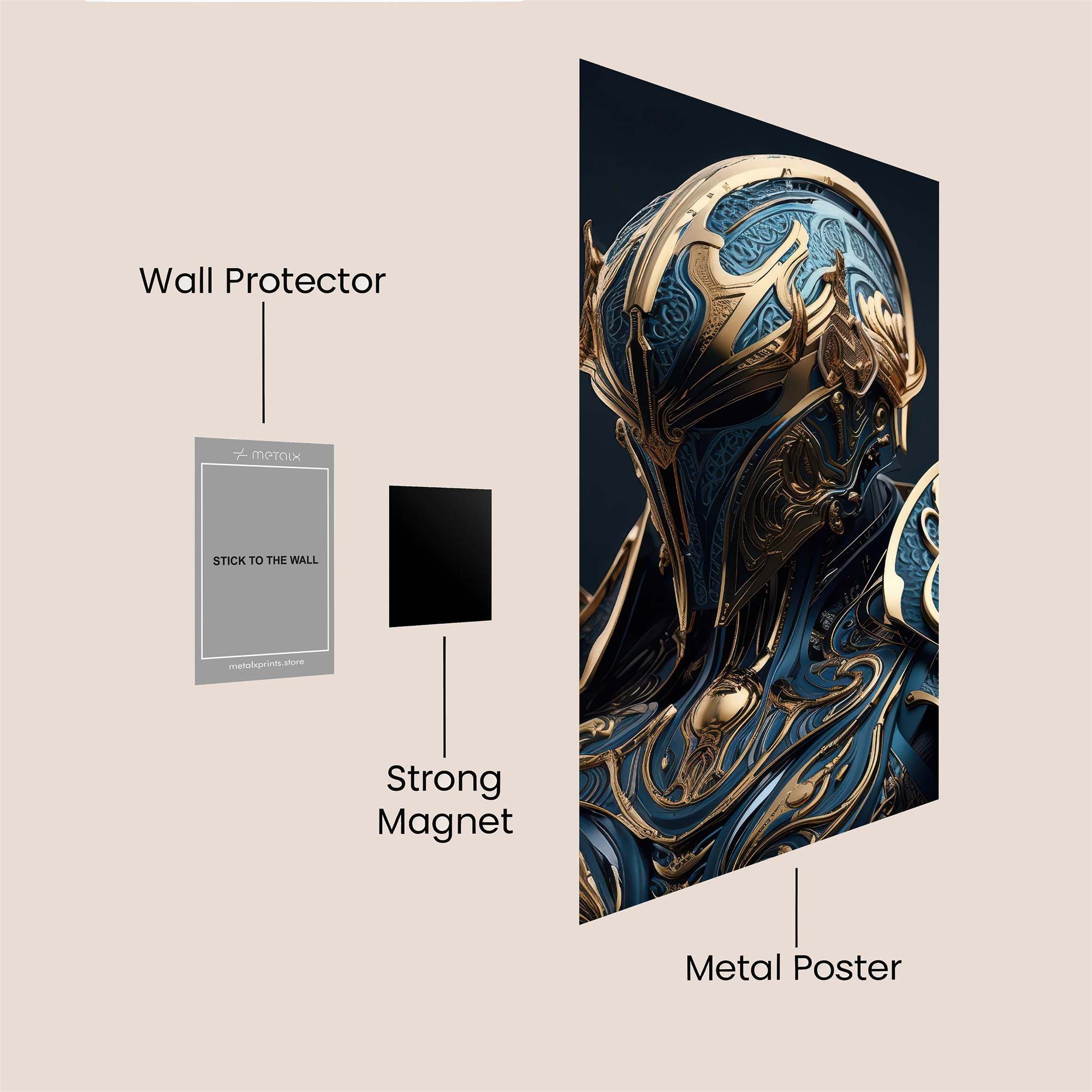 Knight Regal Safe Wall Magnetic / M
