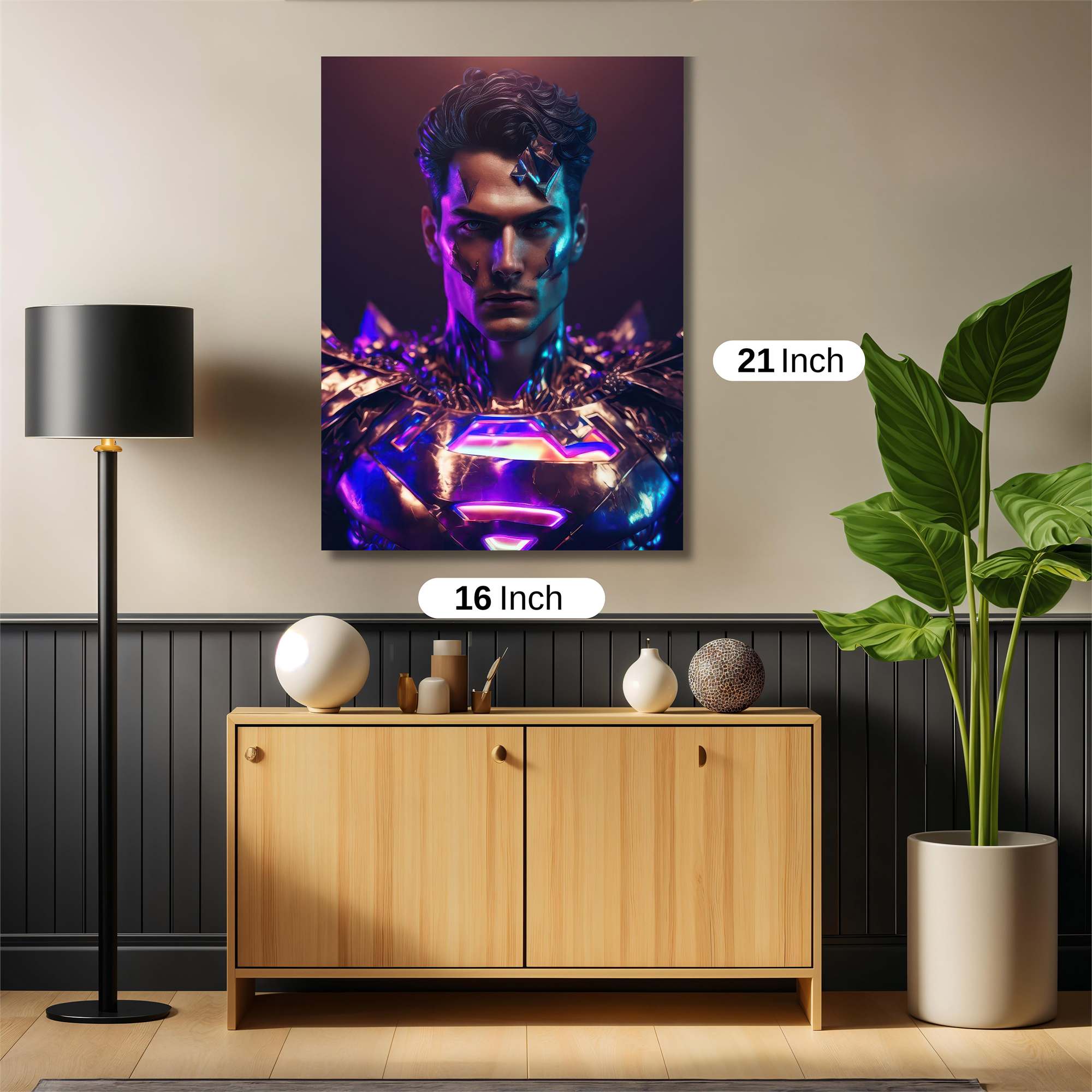 Superman Enigmatic Safe Wall Magnetic / M