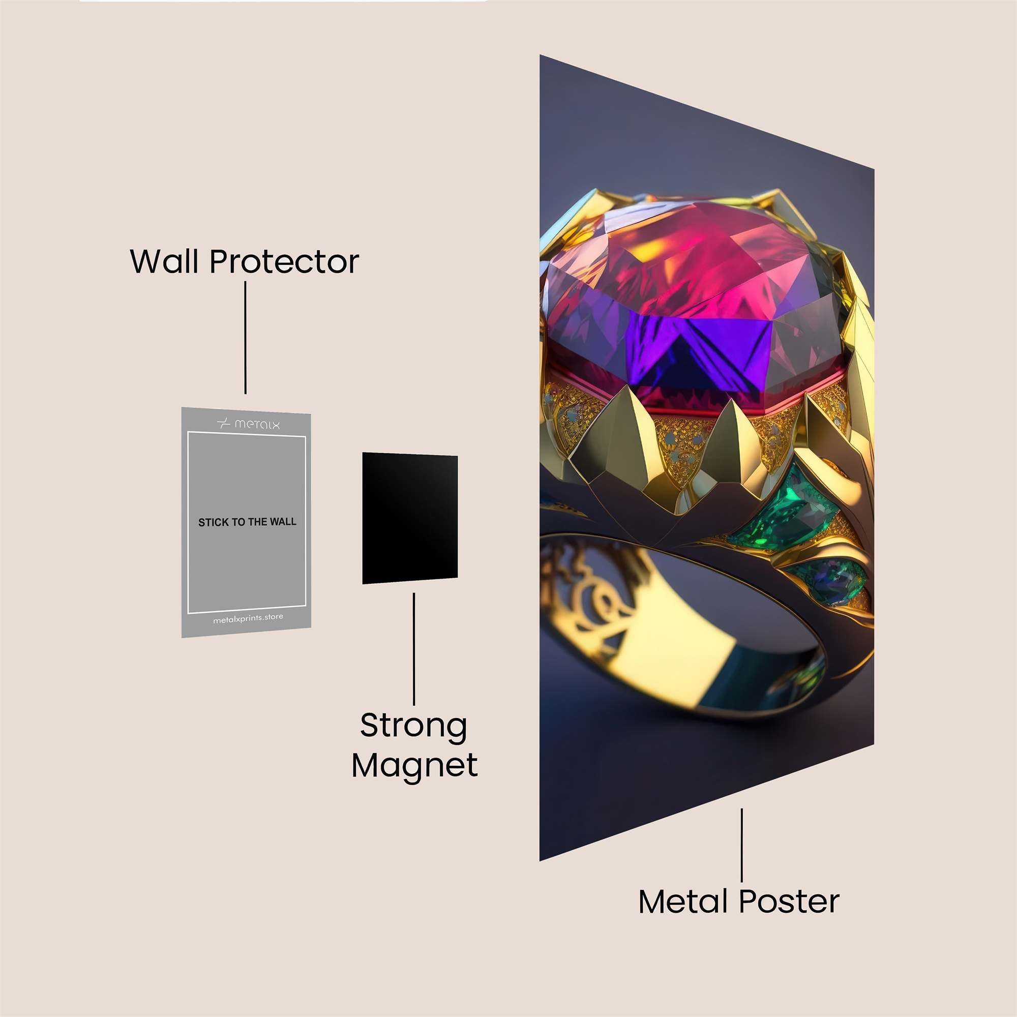 Regal Radiance Safe Wall Magnetic / M