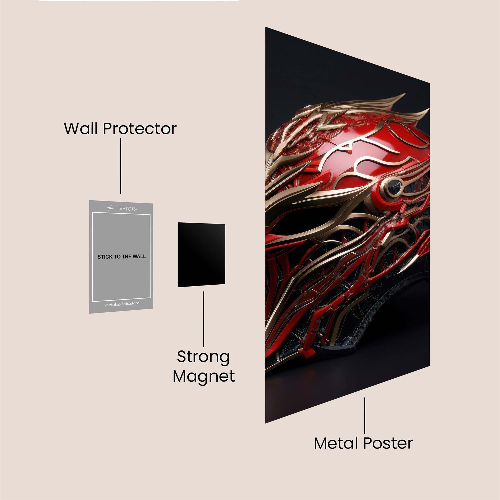 Daemon Vehemence Safe Wall Magnetic / M