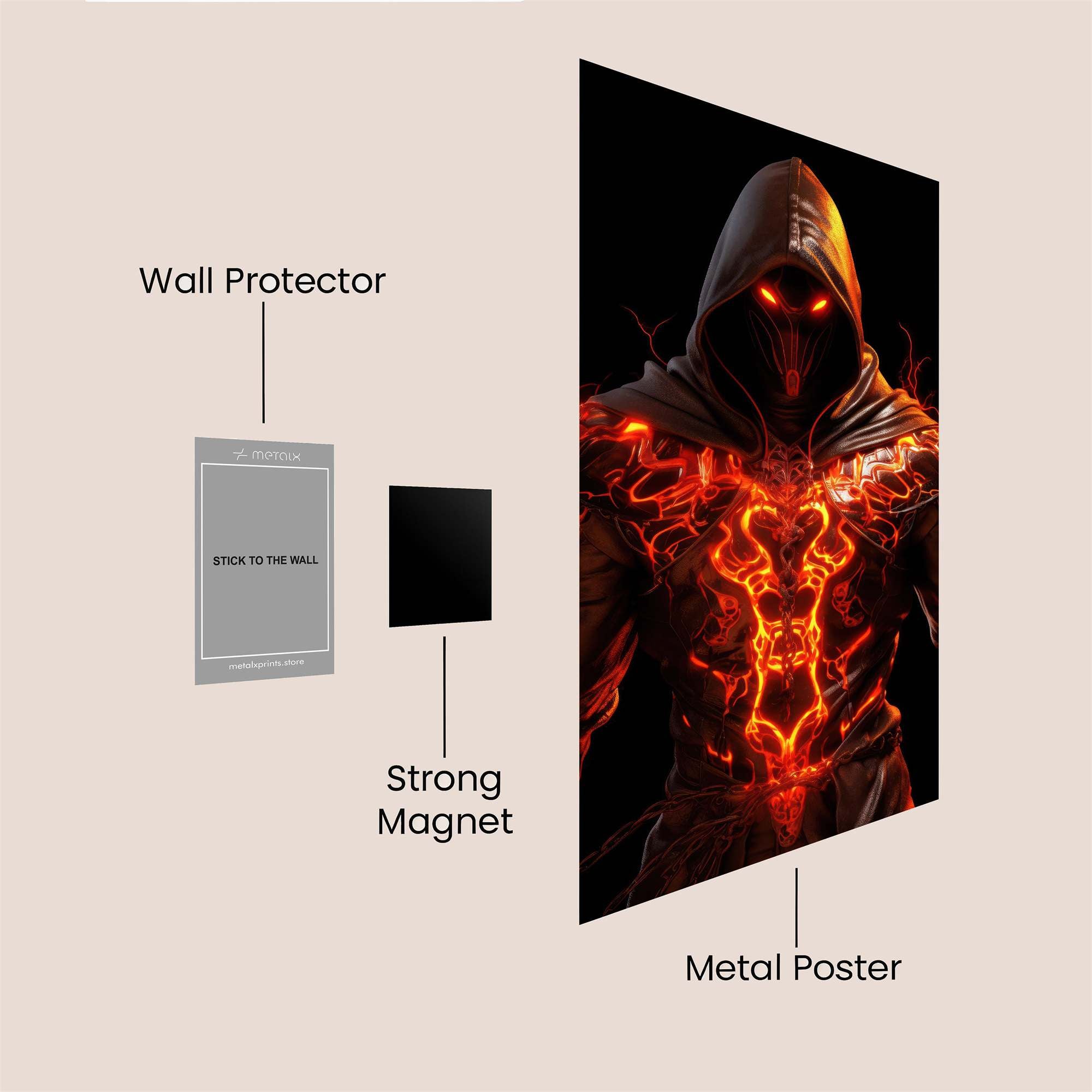 Scorch Enigma Safe Wall Magnetic / M