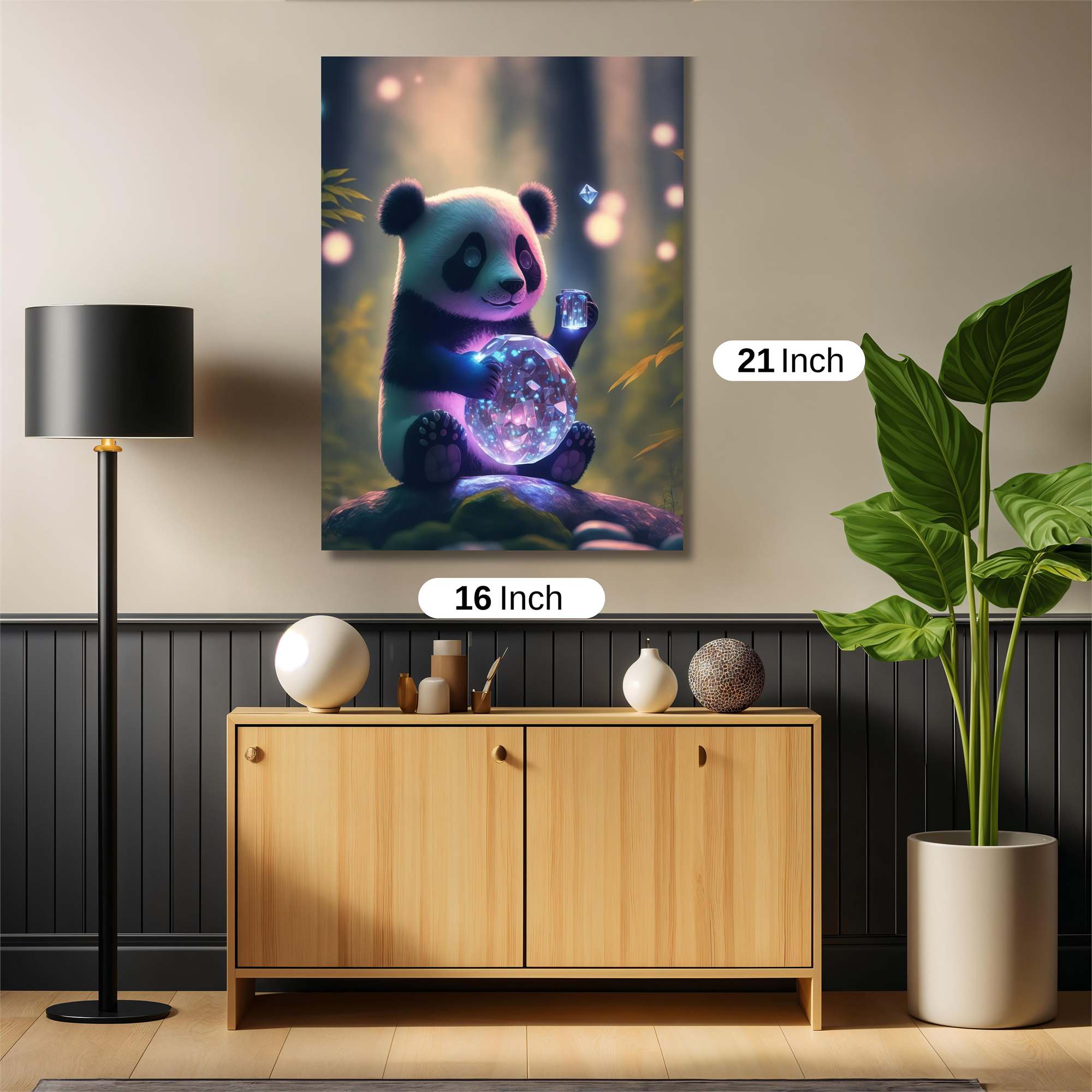 Panda Enchant Safe Wall Magnetic / M