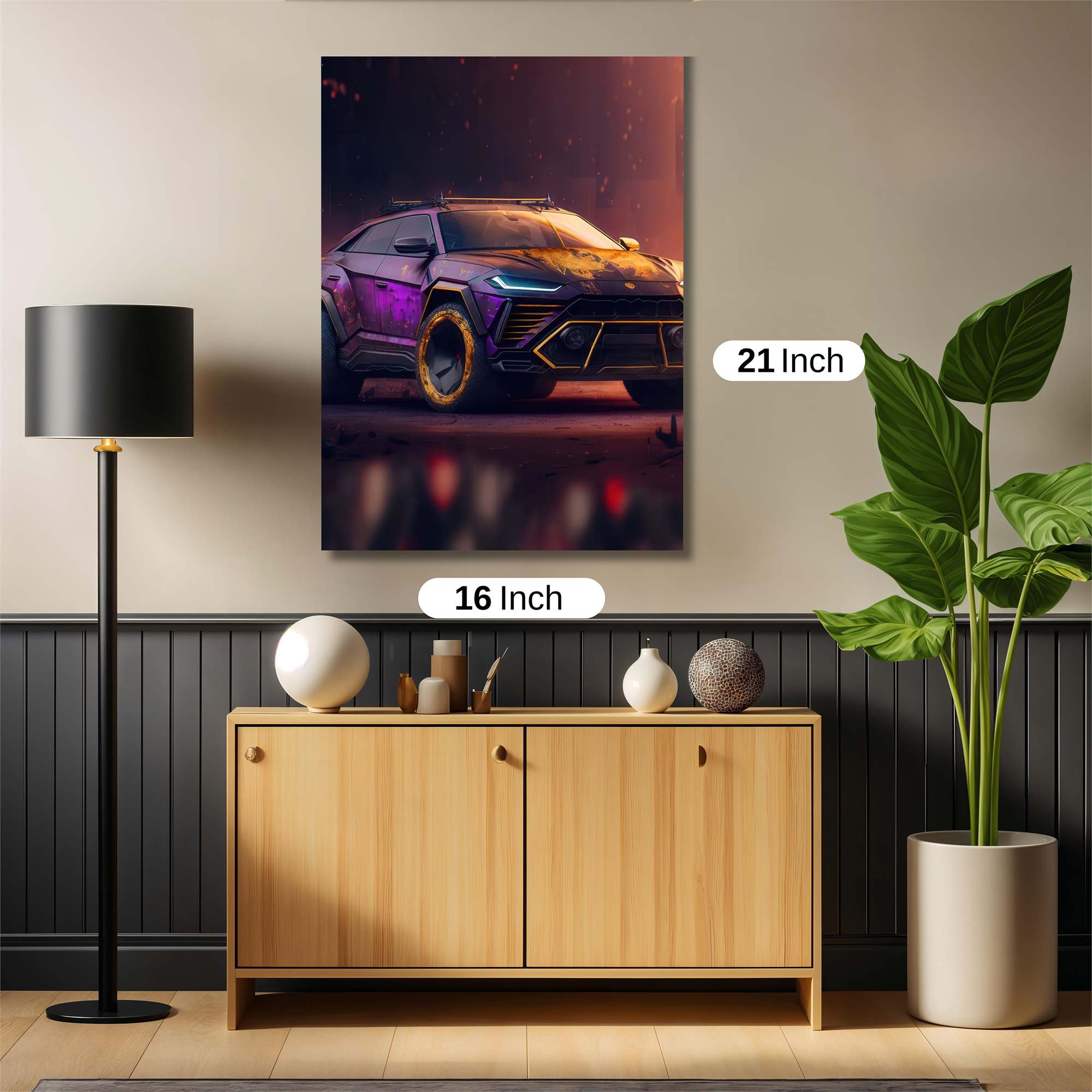 Lamborghini Inferno Safe Wall Magnetic / M