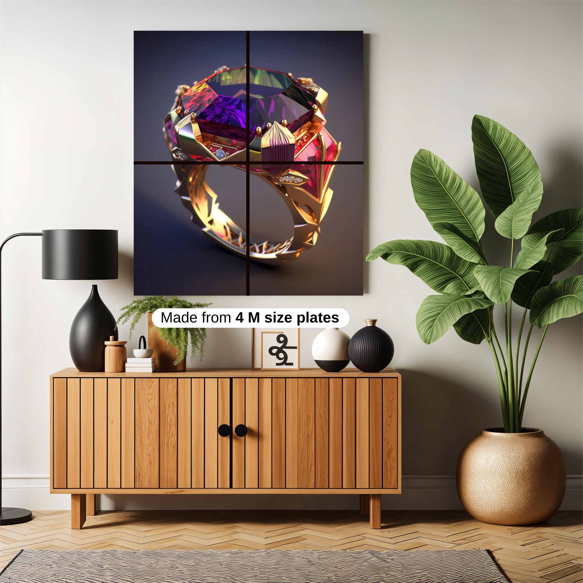 Amethyst Enigma Safe Wall Magnetic / M
