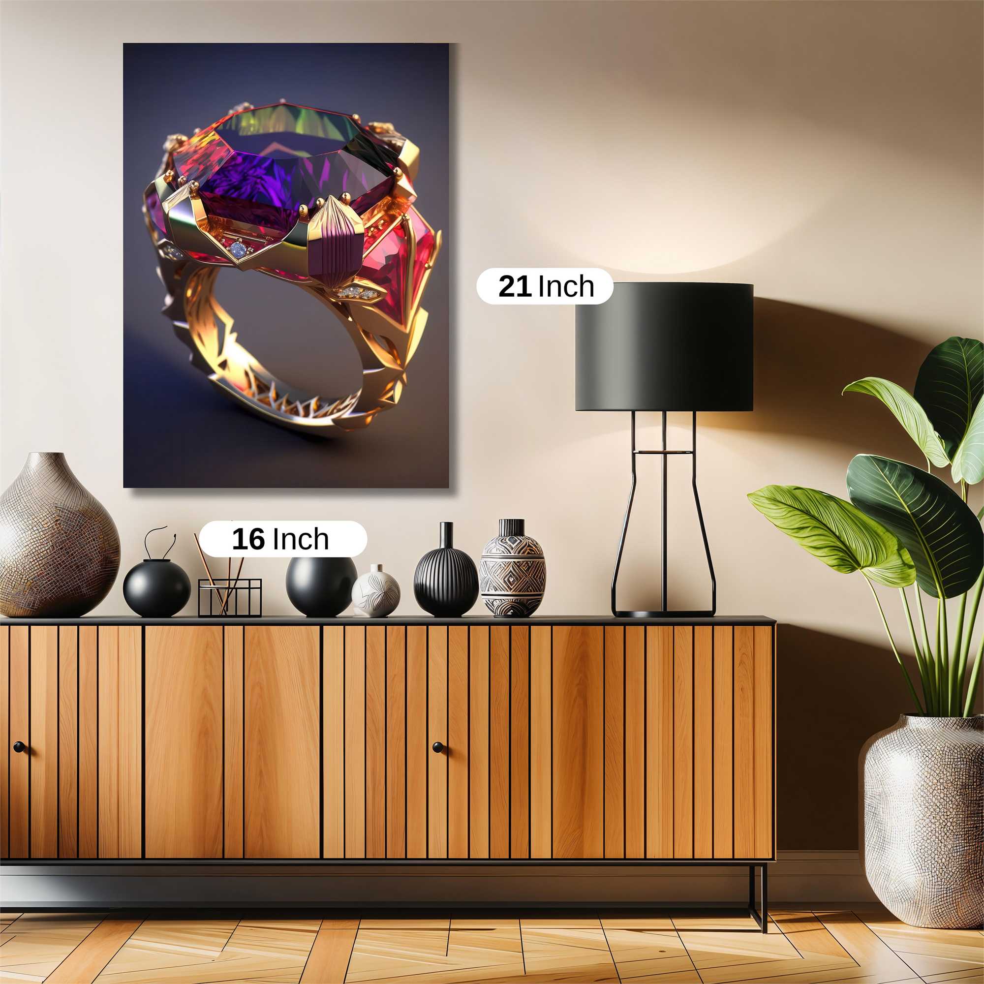 Amethyst Enigma Safe Wall Magnetic / M