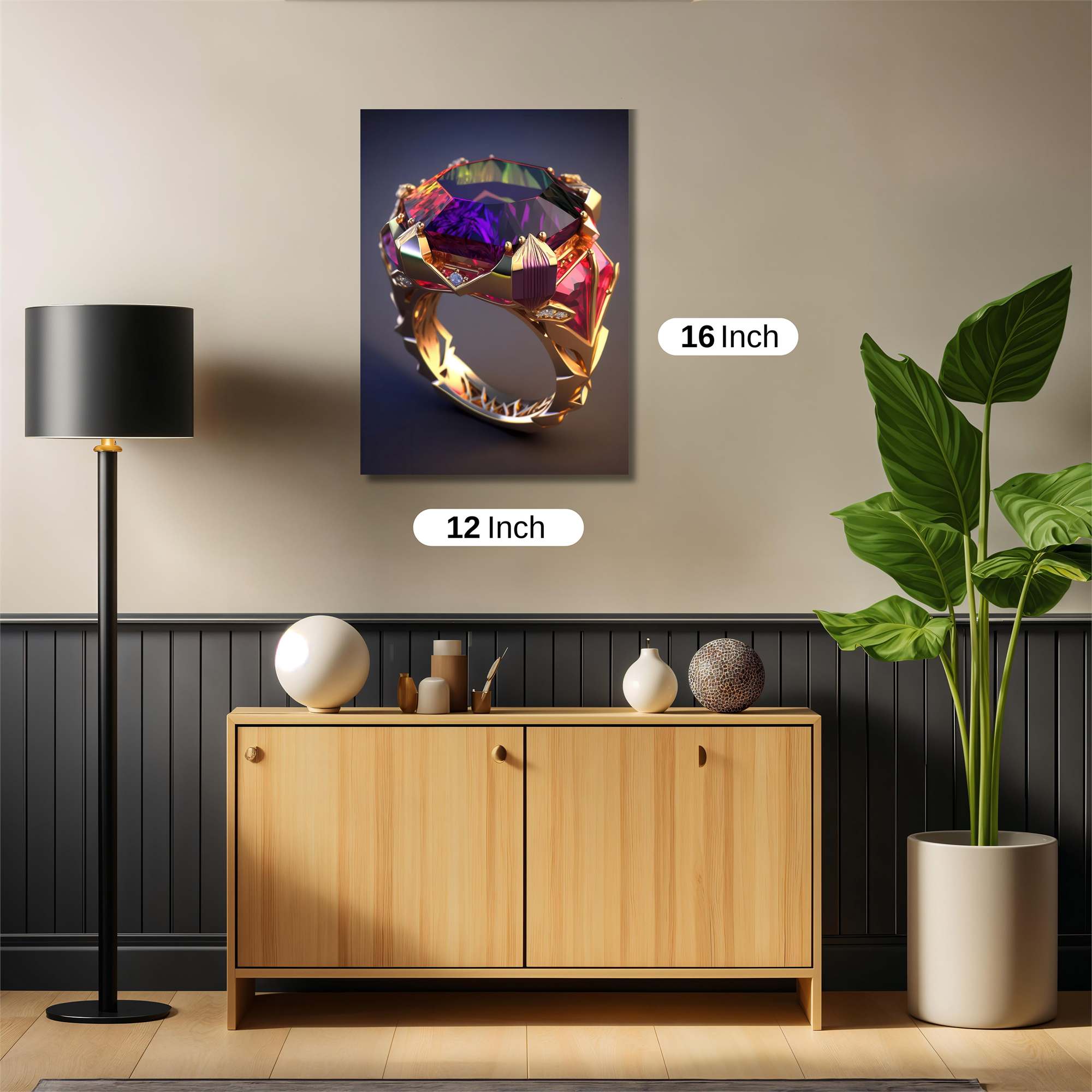 Amethyst Enigma Safe Wall Magnetic / M